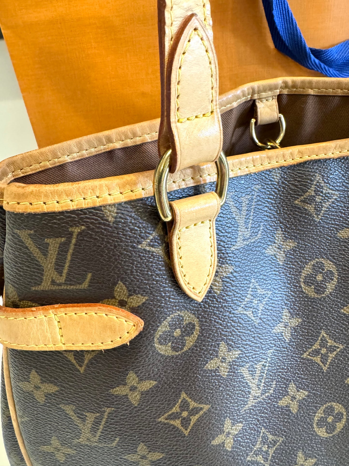 LOUIS VUITTON MONOGRAM BATIGNOLLES VERTICAL HAND TOTE BAG