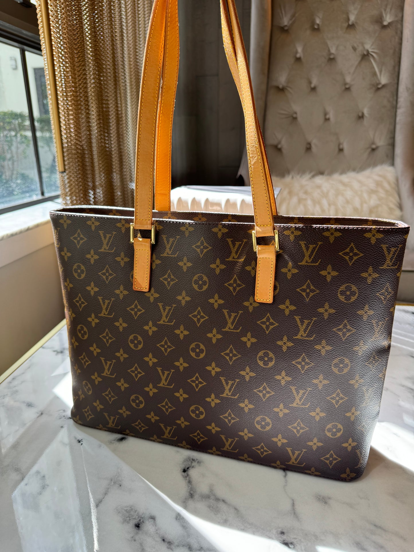 Louis Vuitton Luco Tote Bag Monogram Canvas