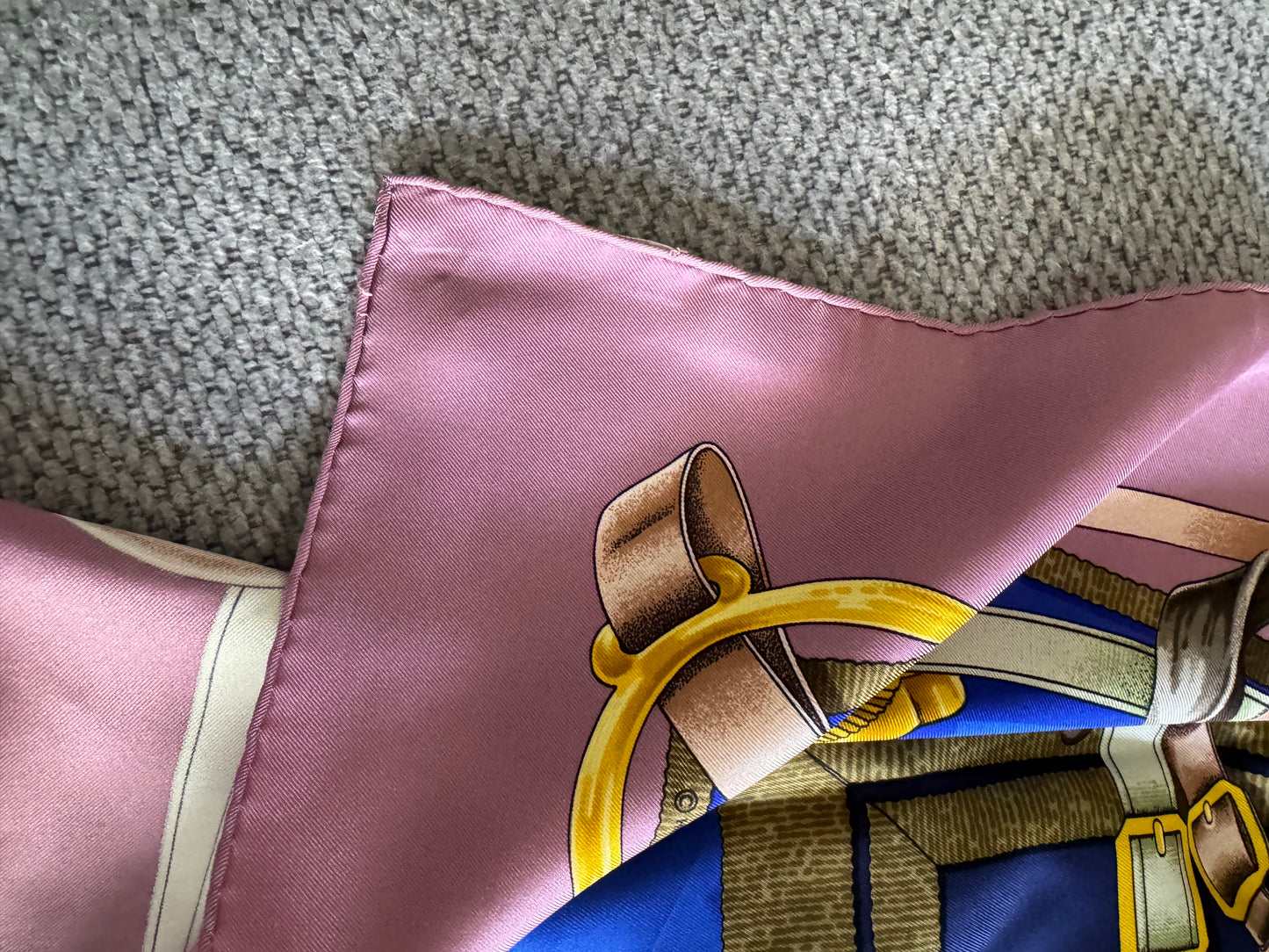 Grand Manege HERMES Scarf by Henry D'Origny 90cm 100% Silk
