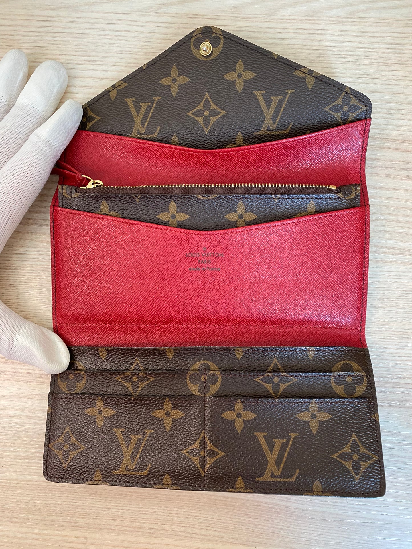 Louis Vuitton Josephine Wallet with Pouch Brown Monogram