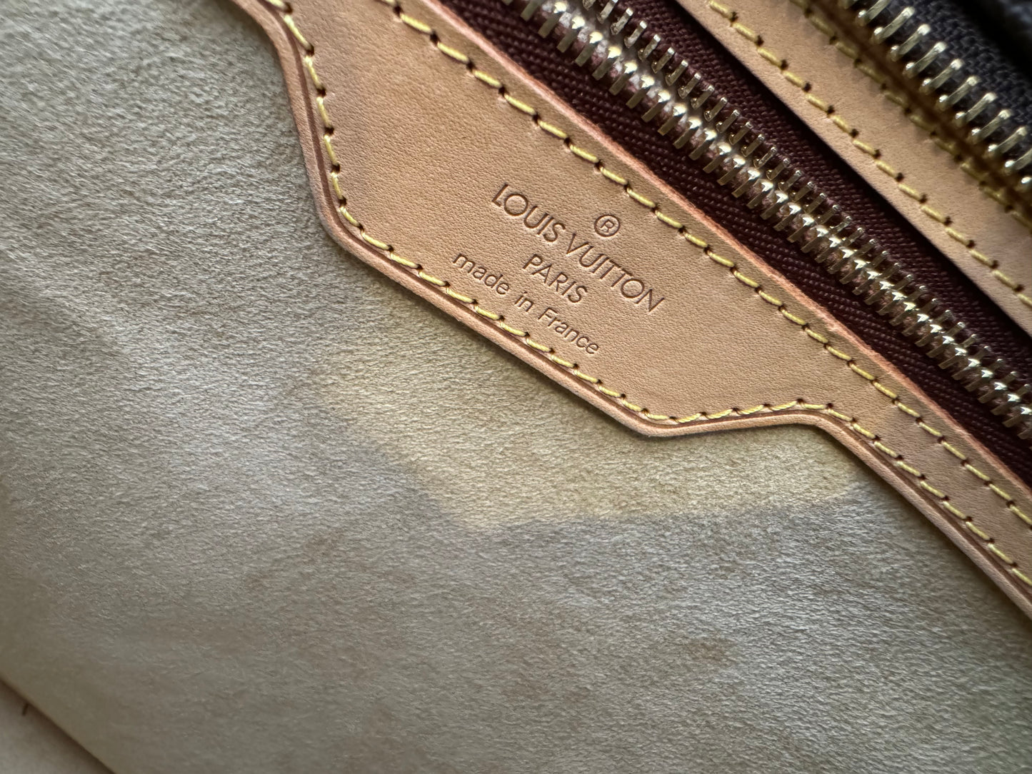Louis Vuitton Luco Tote Brown Leather