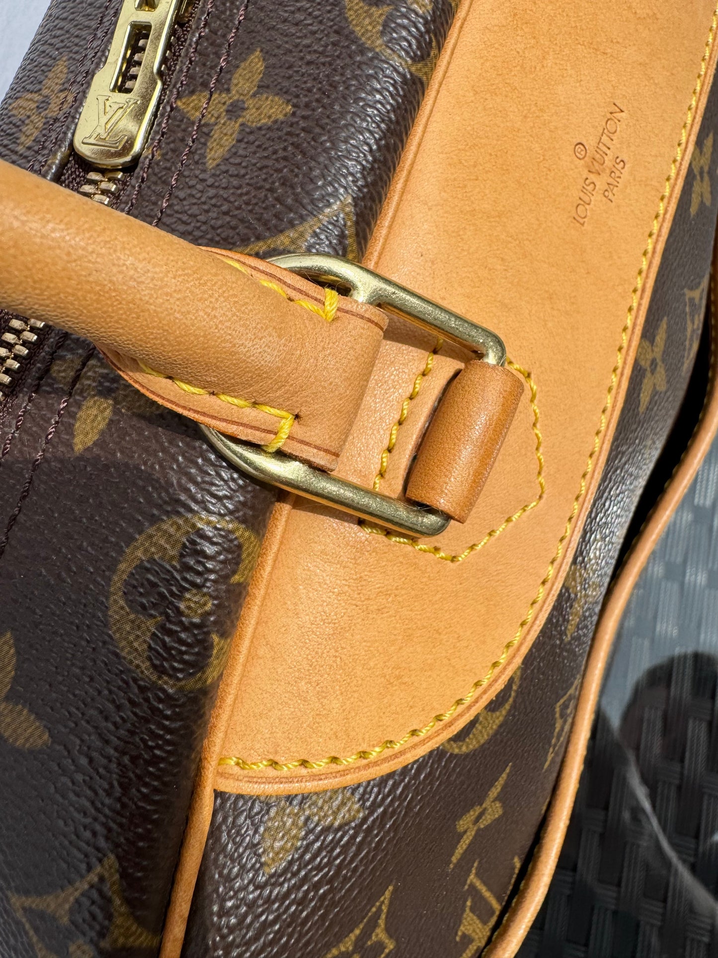 Louis Vuitton Deauville Bowling Vanity Brown Monogram Canvas