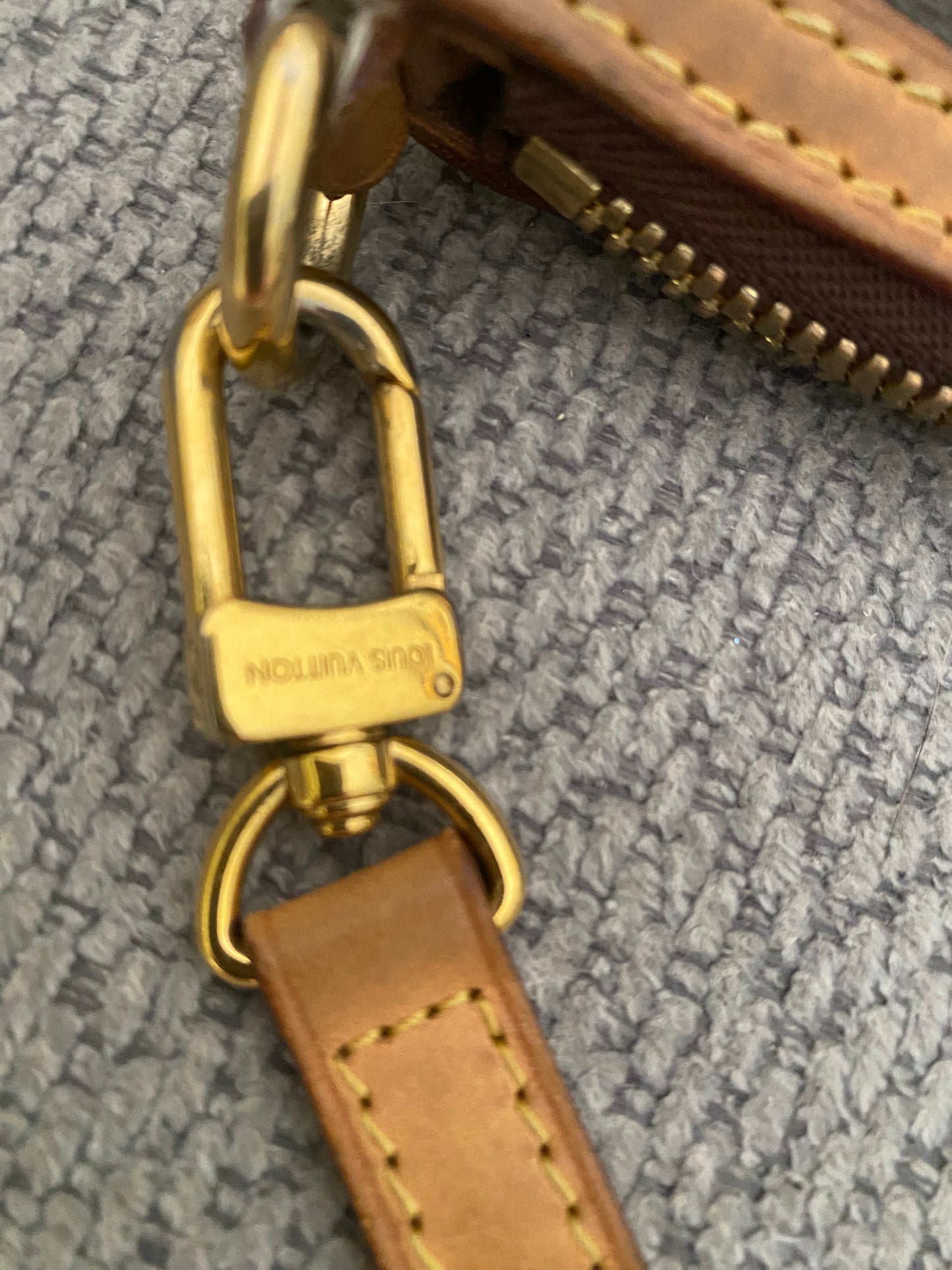 Louis Vuitton Palermo Shoulder Bag PM Brown Monogram