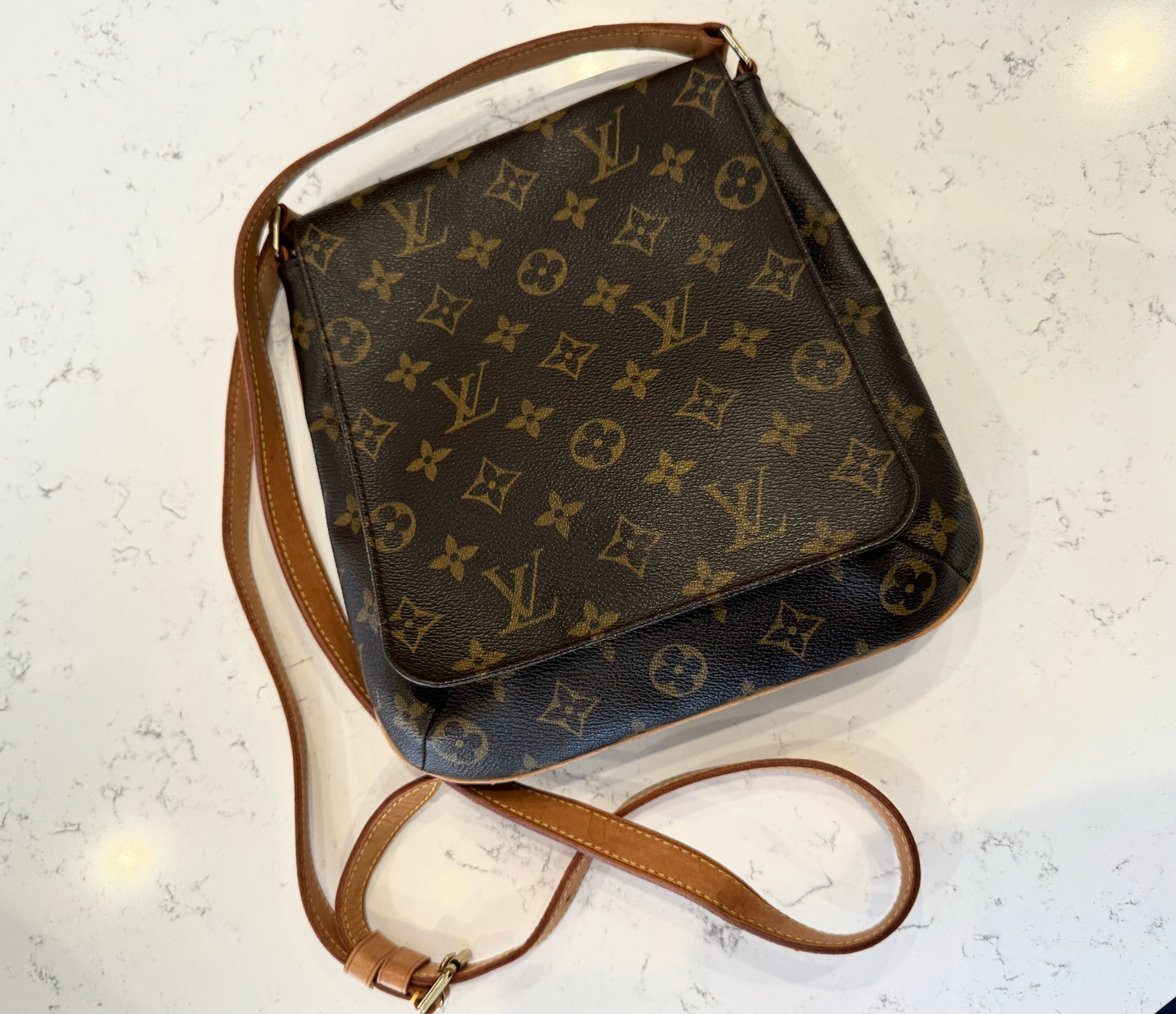 Louis Vuitton Musette Salsa PM Long Crossbody Monogram Canvas