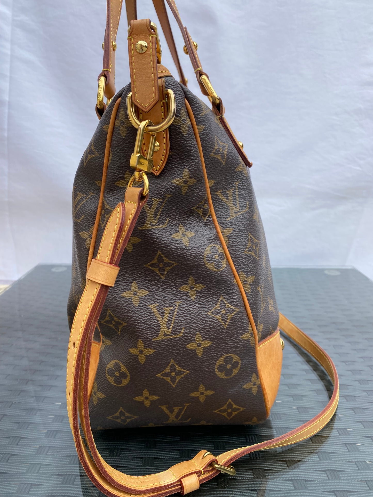 Louis Vuitton Estrela Shoulder Bag MM Brown Monogram Canvas
