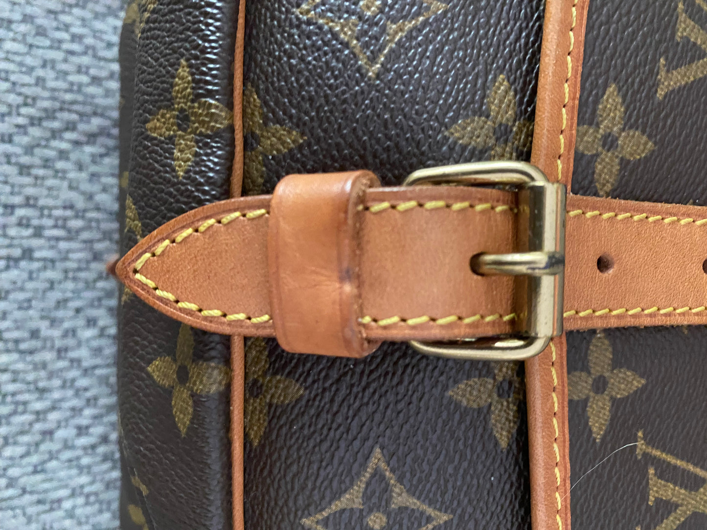 Louis Vuitton Saumur Shoulder Bag 30 Brown Monogram Canvas
