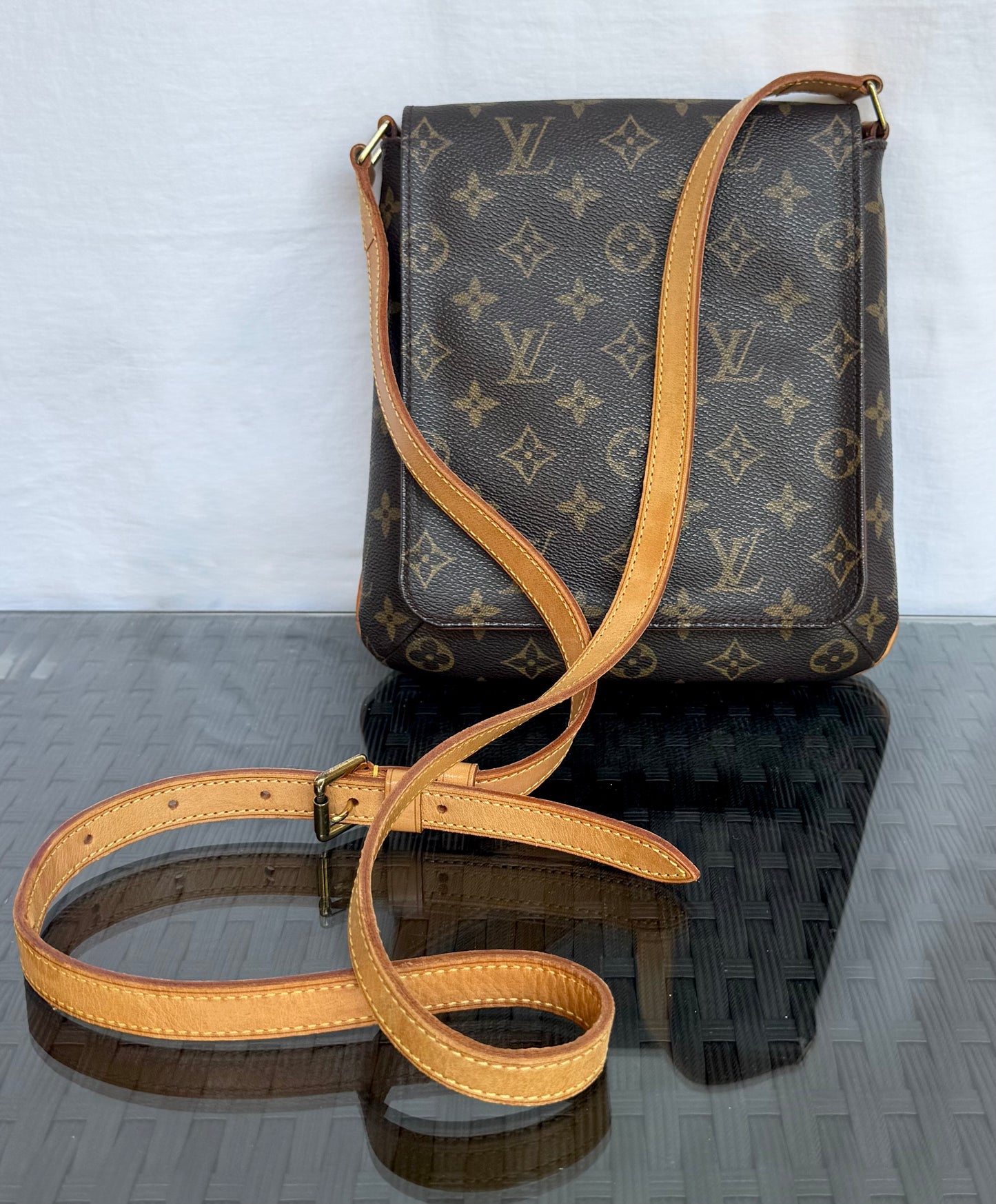 Louis Vuitton Musette Salsa Long Strap Crossbody Brown Monogram Canvas