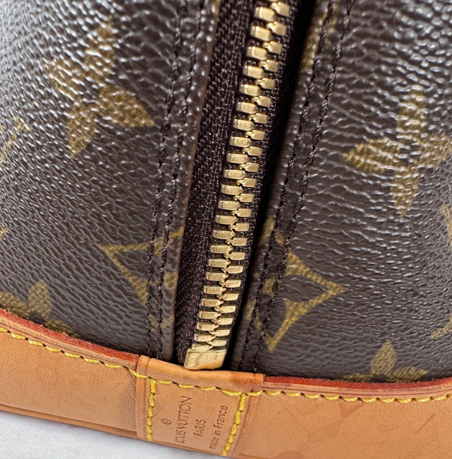 Louis Vuitton Alma Bag Brown Monogram Canvas
