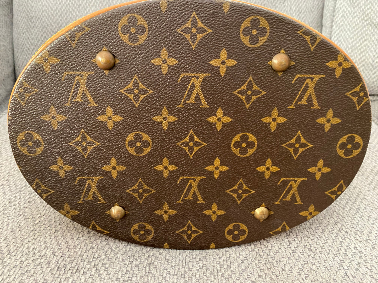 Louis Vuitton LV Tote Bucket bag GM Brown Monogram