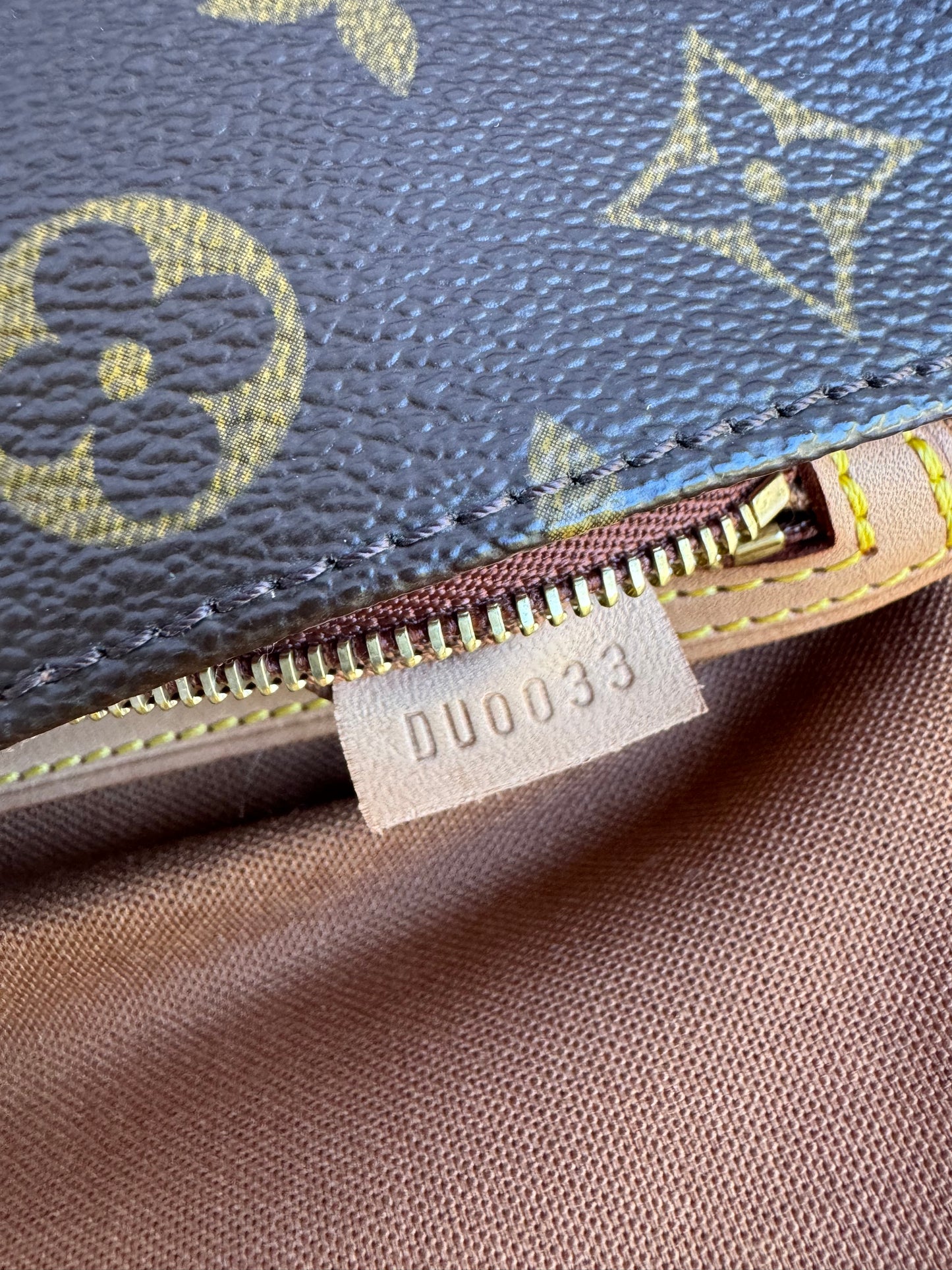 Louis Vuitton Looping Hobo Bag Mini Handbag Brown Monogram Canvas