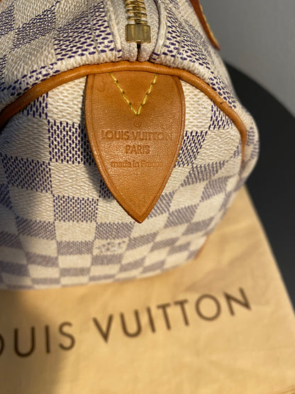 Louis Vuitton Speedy 25 Azur Duffle Mini Handbag