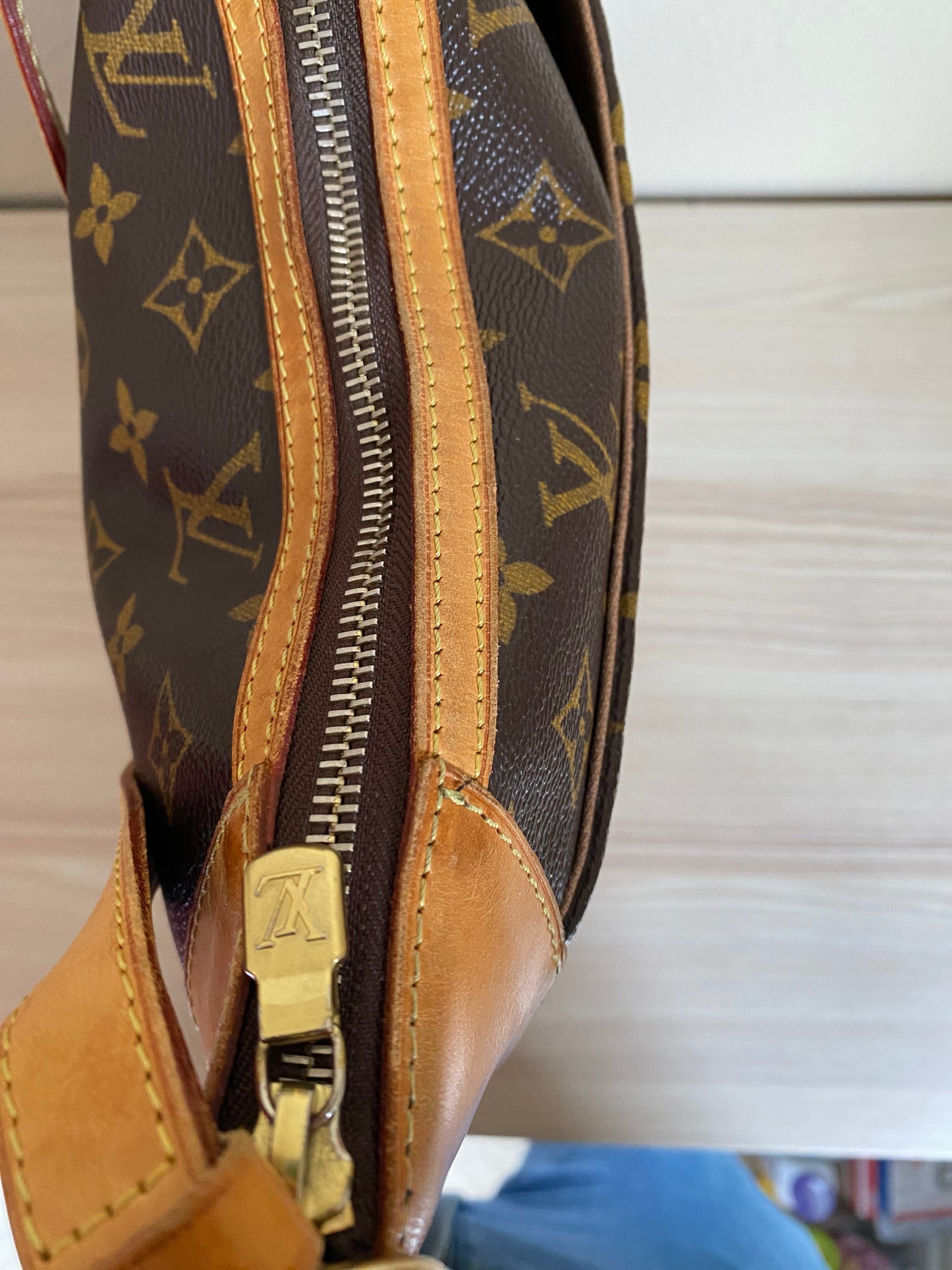 Louis Vuitton Odeon Shoulder Bag PM Brown Canvas