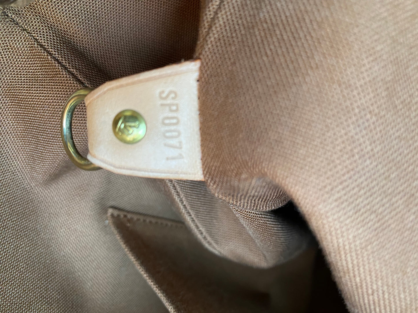 Louis Vuitton Abbesses Messenger Laptop Bag Brown Monogram Canvas