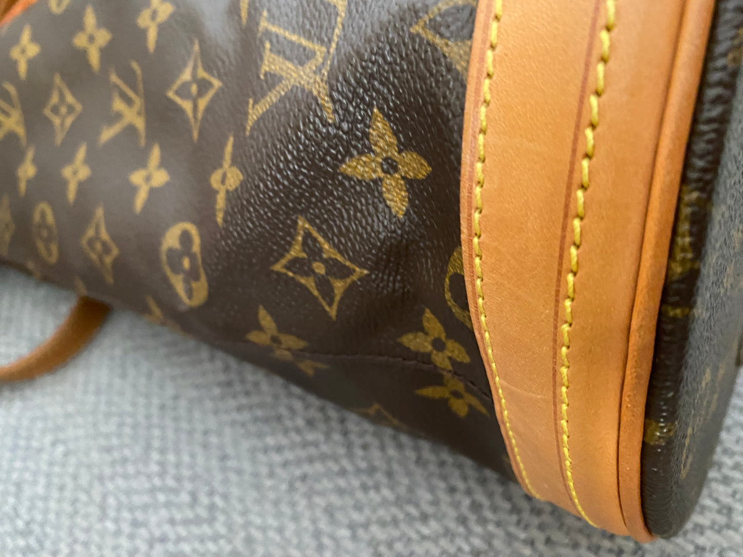 Louis Vuitton LV Tote Bucket bag GM Brown Monogram