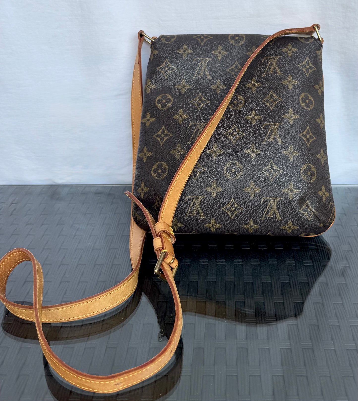 Louis Vuitton Musette Salsa Long Strap Crossbody Brown Monogram Canvas