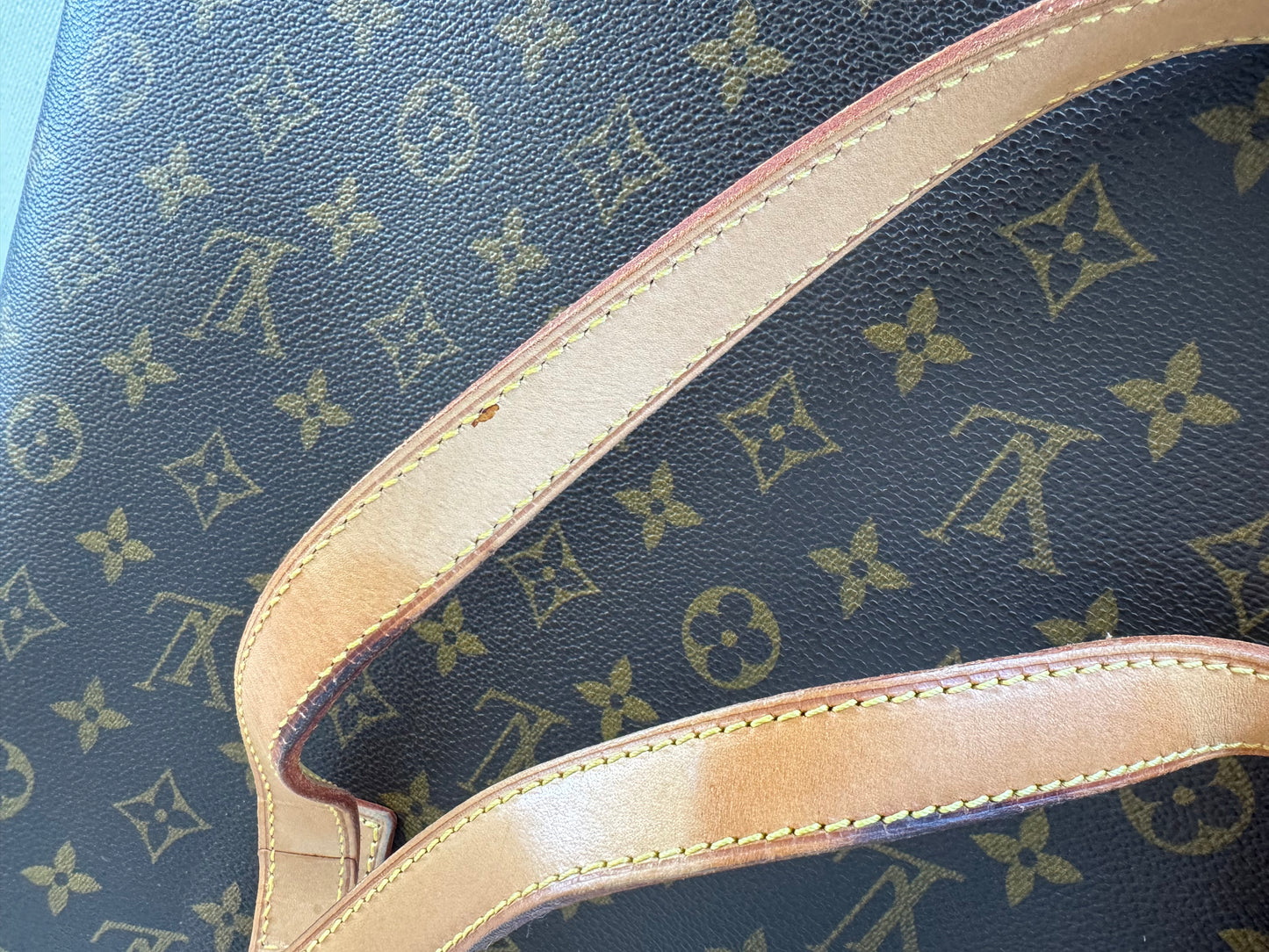 Louis Vuitton Luco Tote Brown Leather