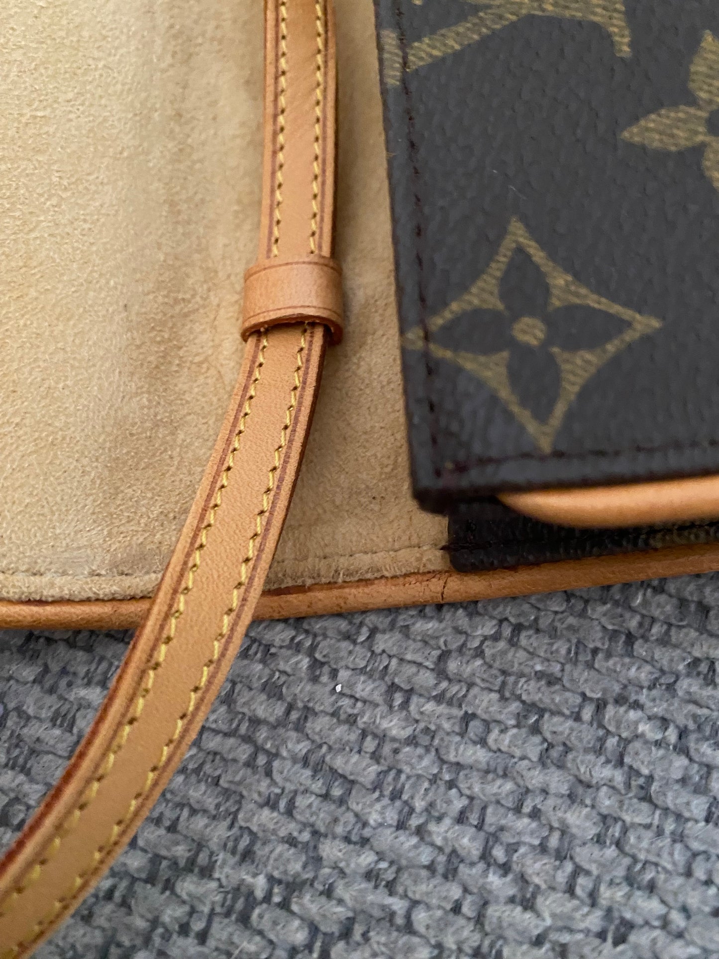 LOUIS VUITTON Pochette Twin PM Monogram Crossbody Shoulder Bag