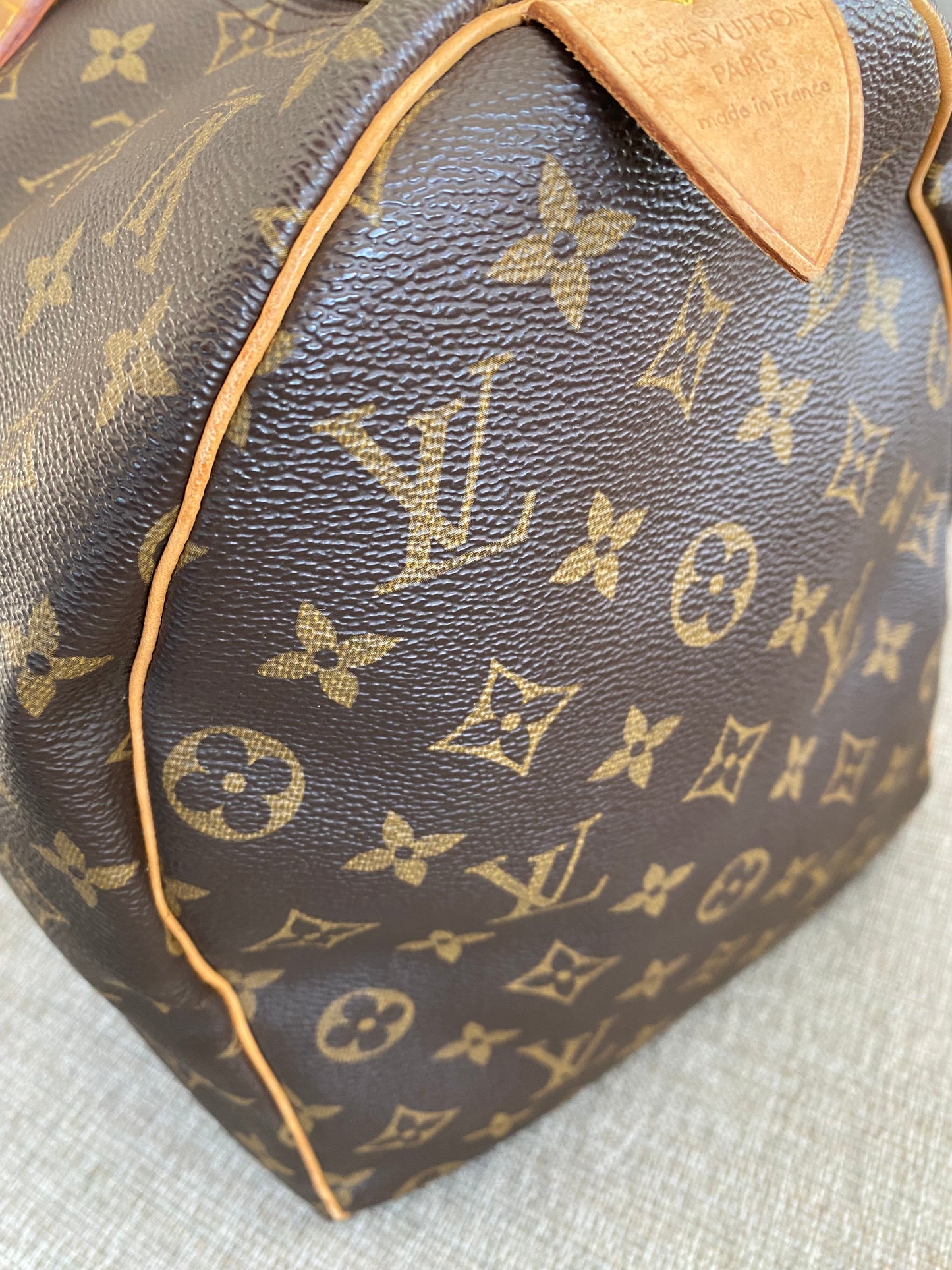 Louis Vuitton LV Keepall 45 Brown Monogram Travel Duffle Bag