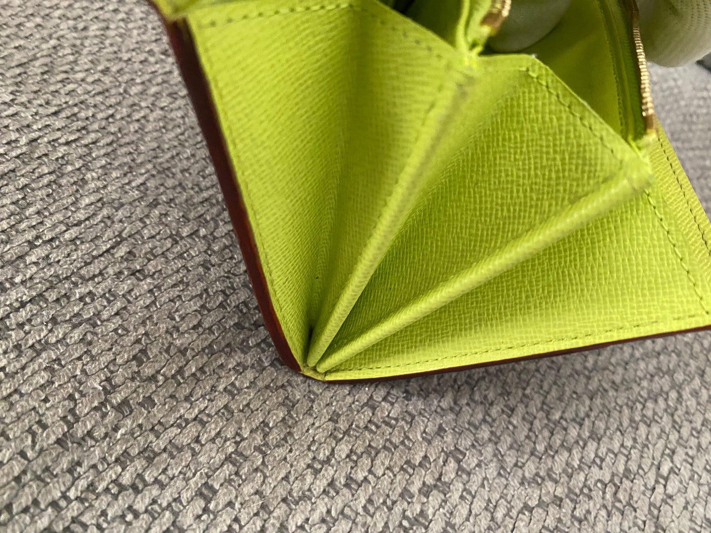 LOUIS VUITTON Monogram Multicolore Portefeuille Sarah Wallet Pistach