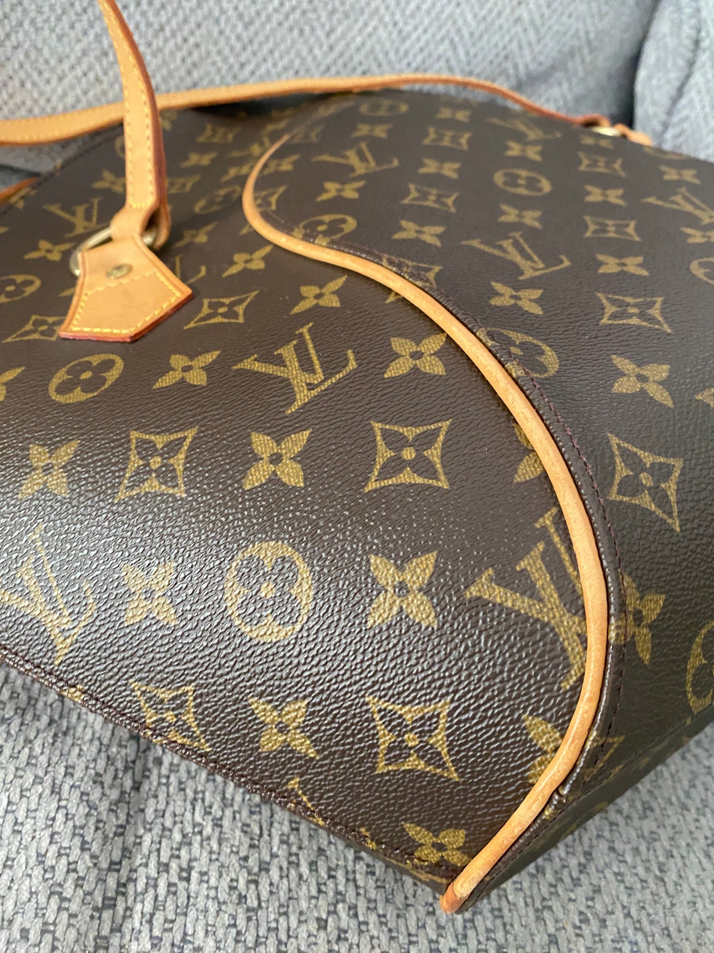 Louis Vuitton Ellipse GM Shoulder Bag Brown Canvas
