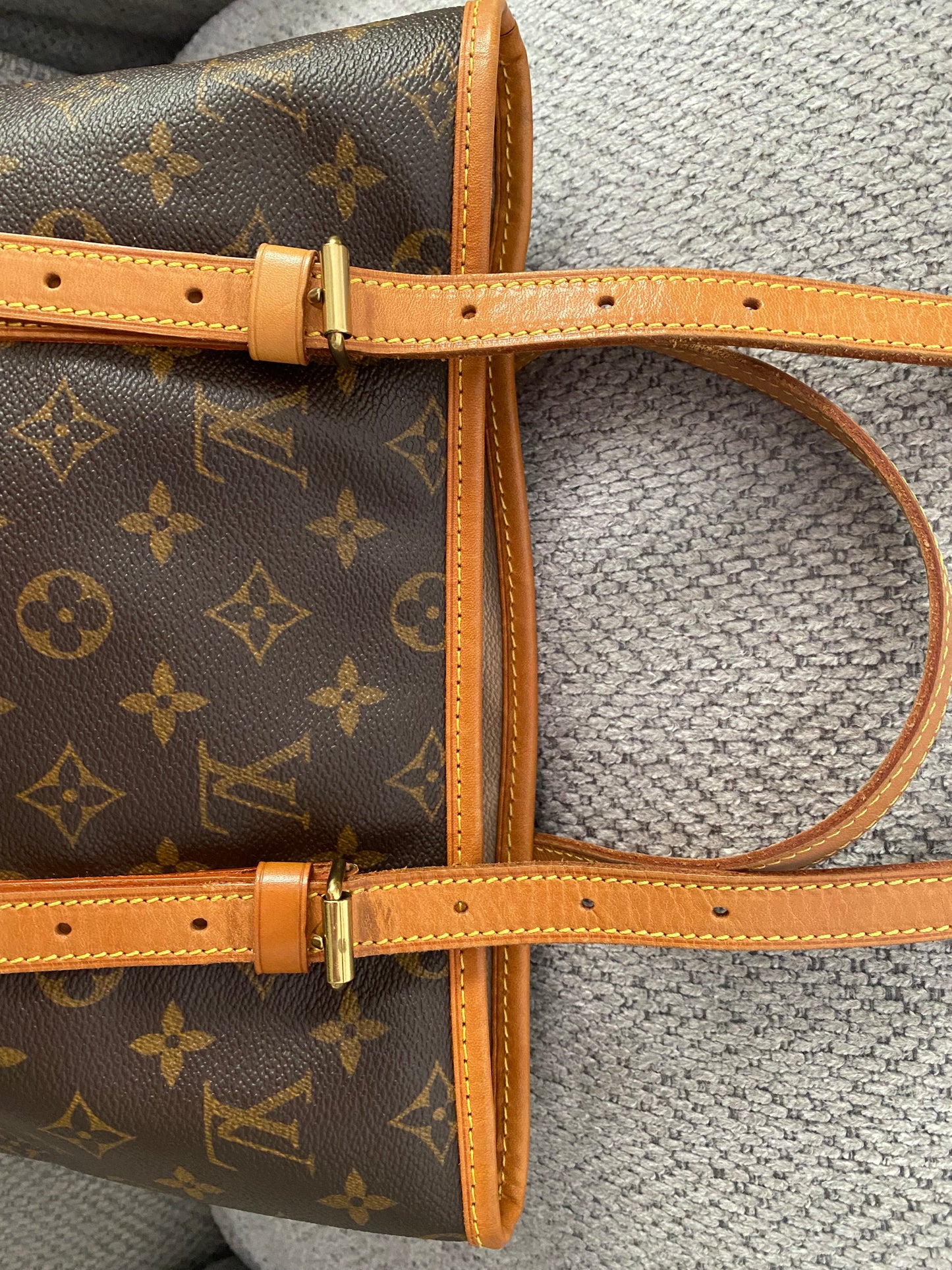 Louis Vuitton LV Tote Bucket bag GM Brown Monogram