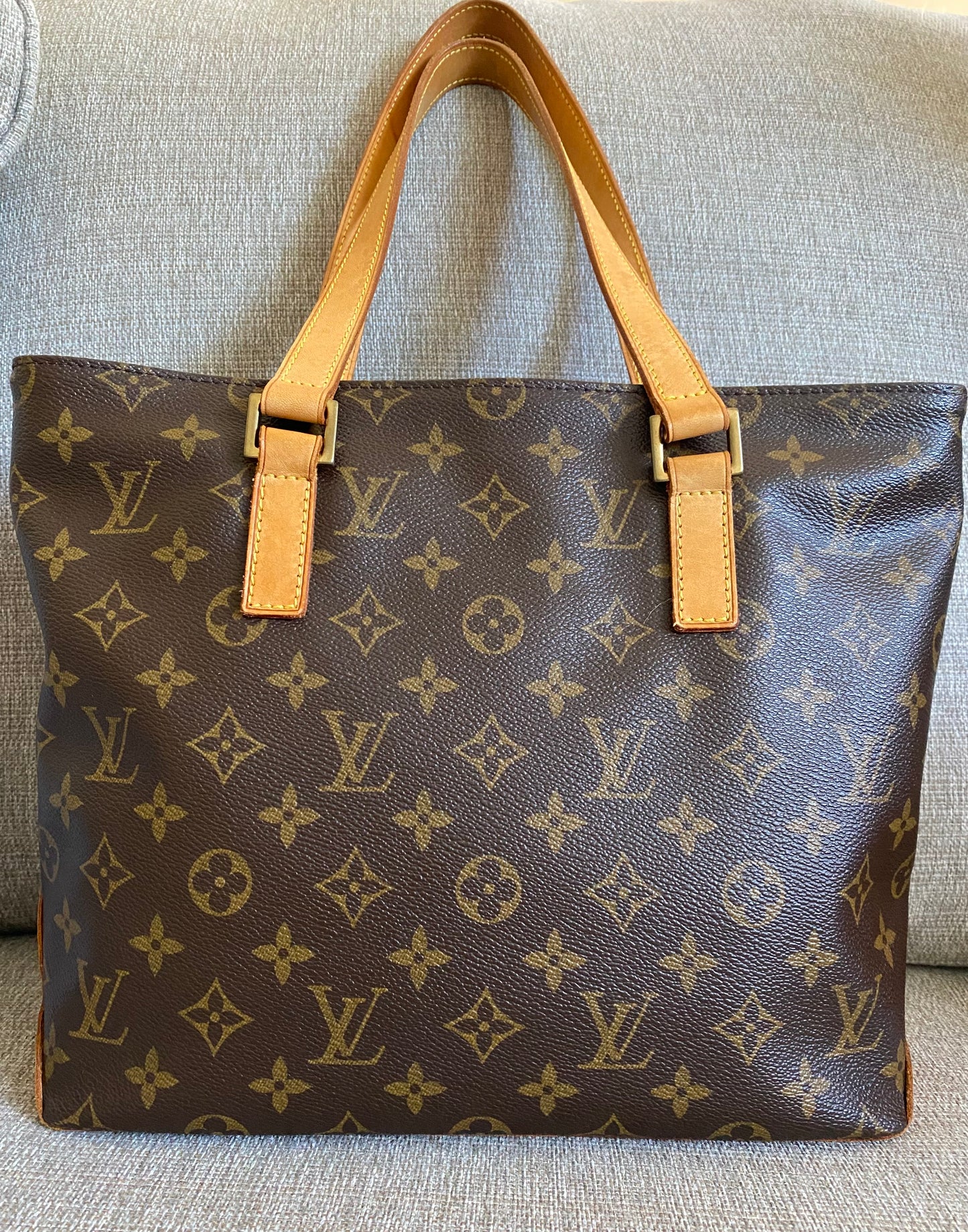 Louis Vuitton Cabas Piano Tote Brown Monogram Canvas