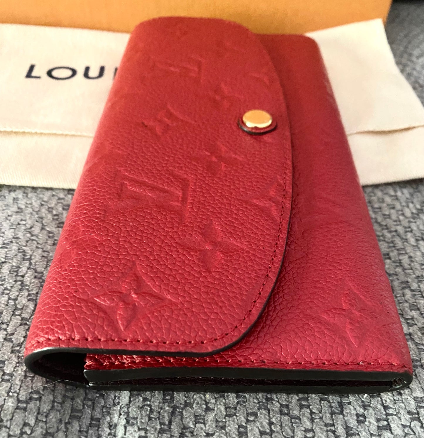 Louis Vuitton Monogram Empreinte Emily Long Bifold Wallet