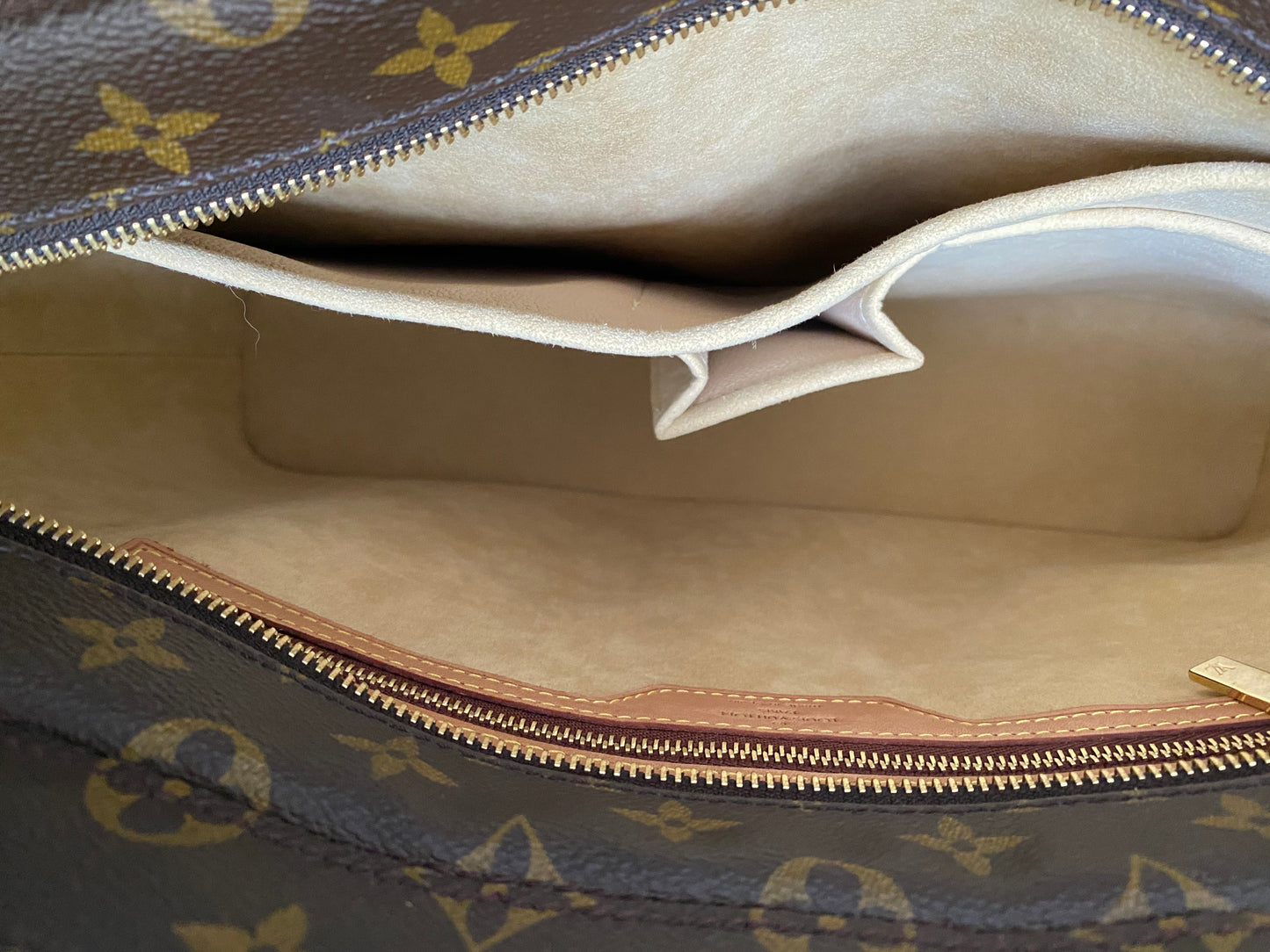 Louis Vuitton Luco Monogram Canvas Tote Handbag Brown