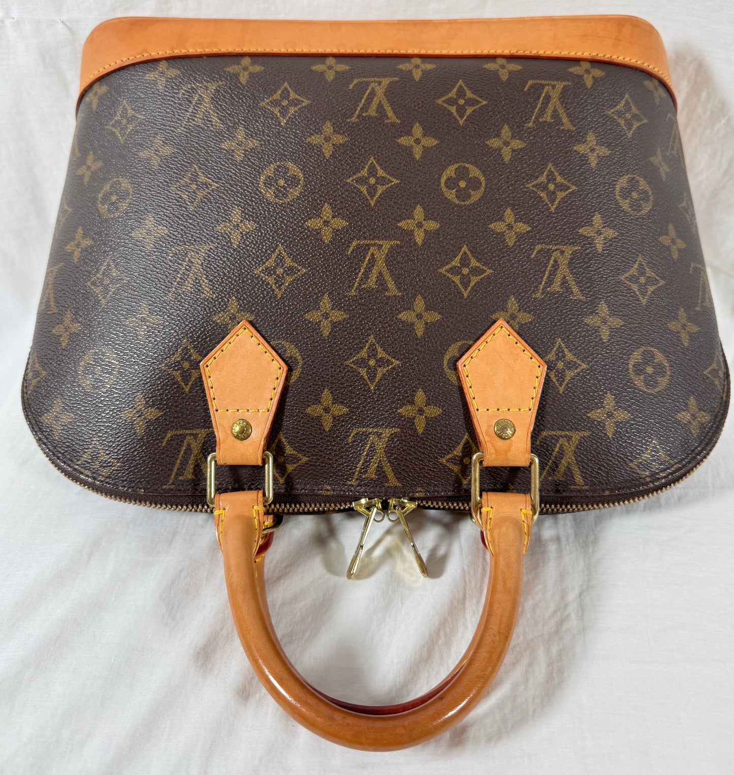 Louis Vuitton Alma Bag Brown Monogram Canvas