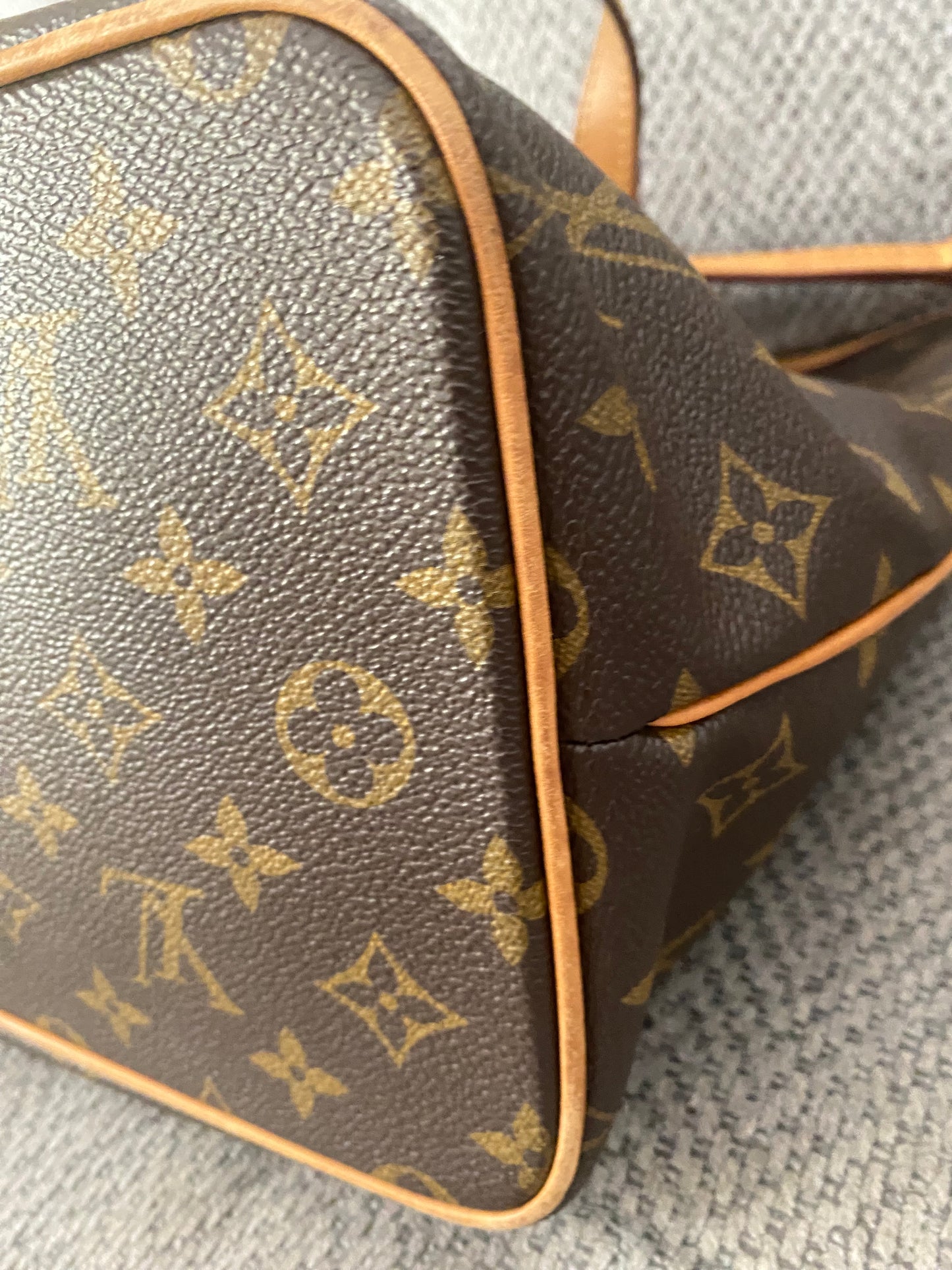 Louis Vuitton Palermo Shoulder Bag PM Brown Monogram
