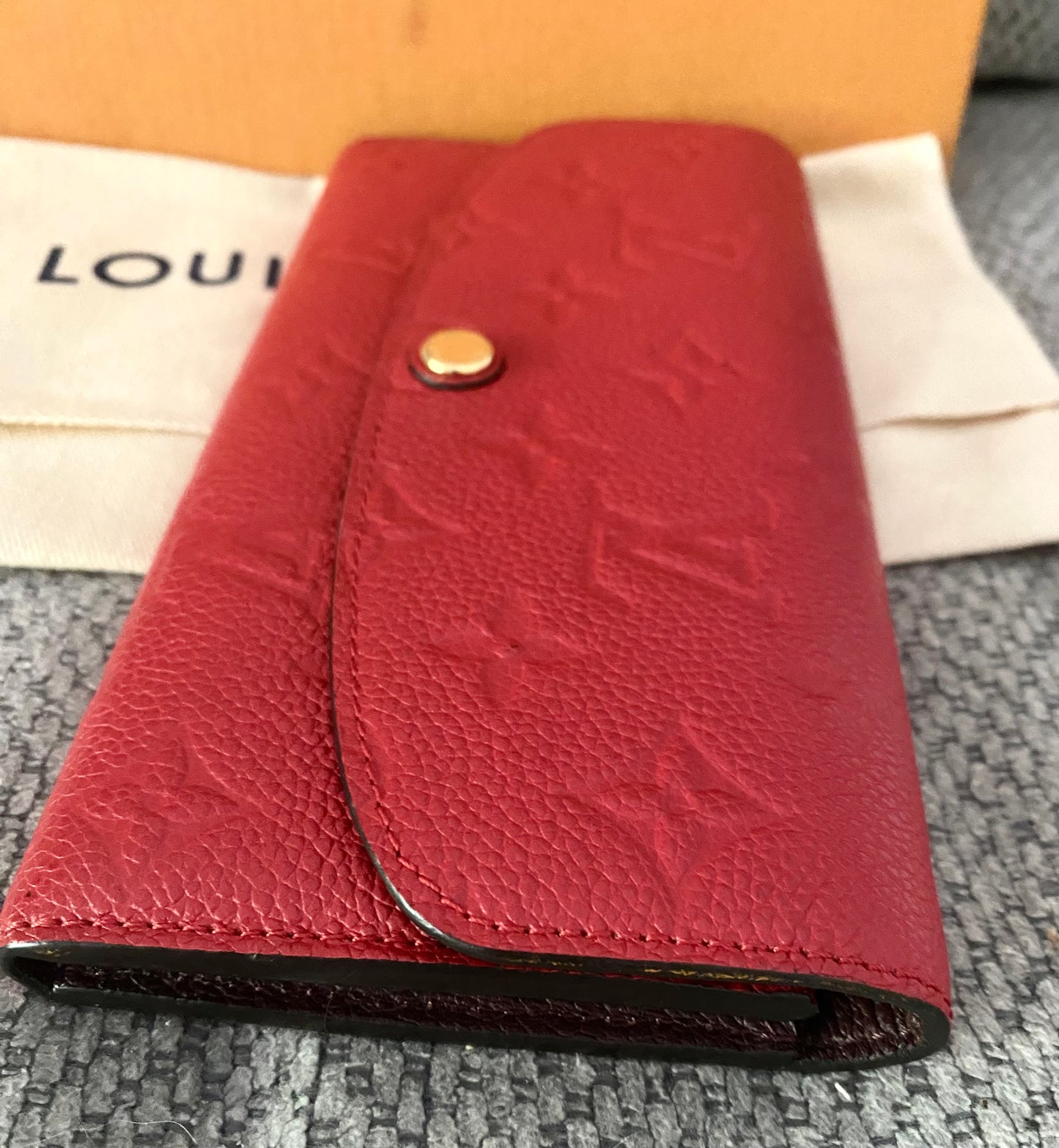 Louis Vuitton Monogram Empreinte Emily Long Bifold Wallet