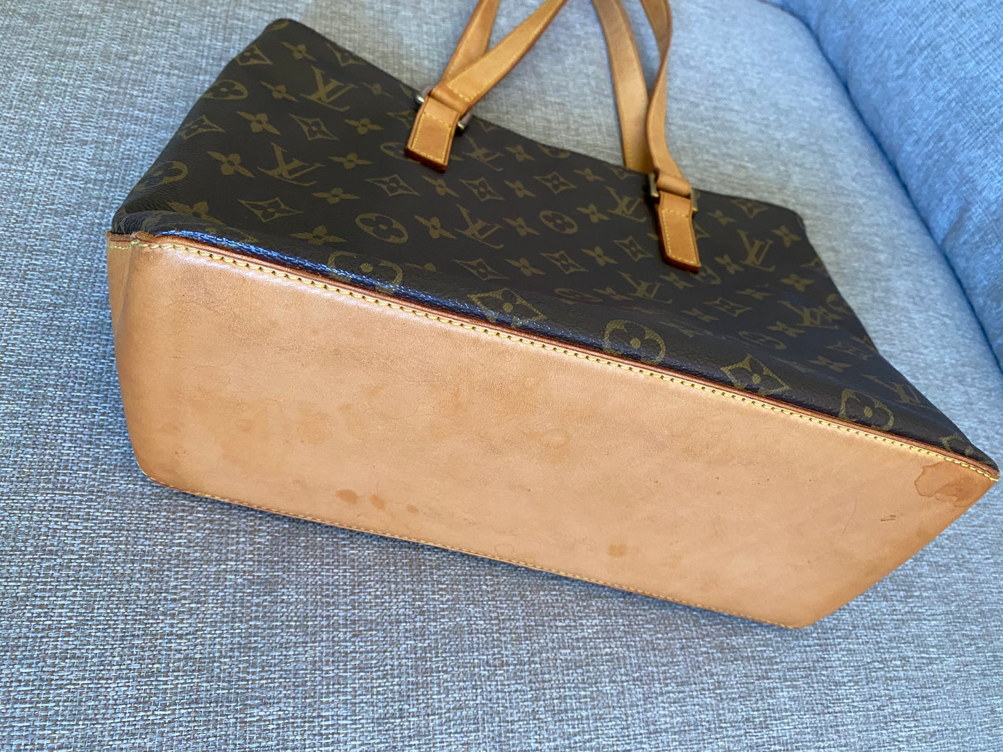 Louis Vuitton Cabas Piano Tote Brown Monogram Canvas