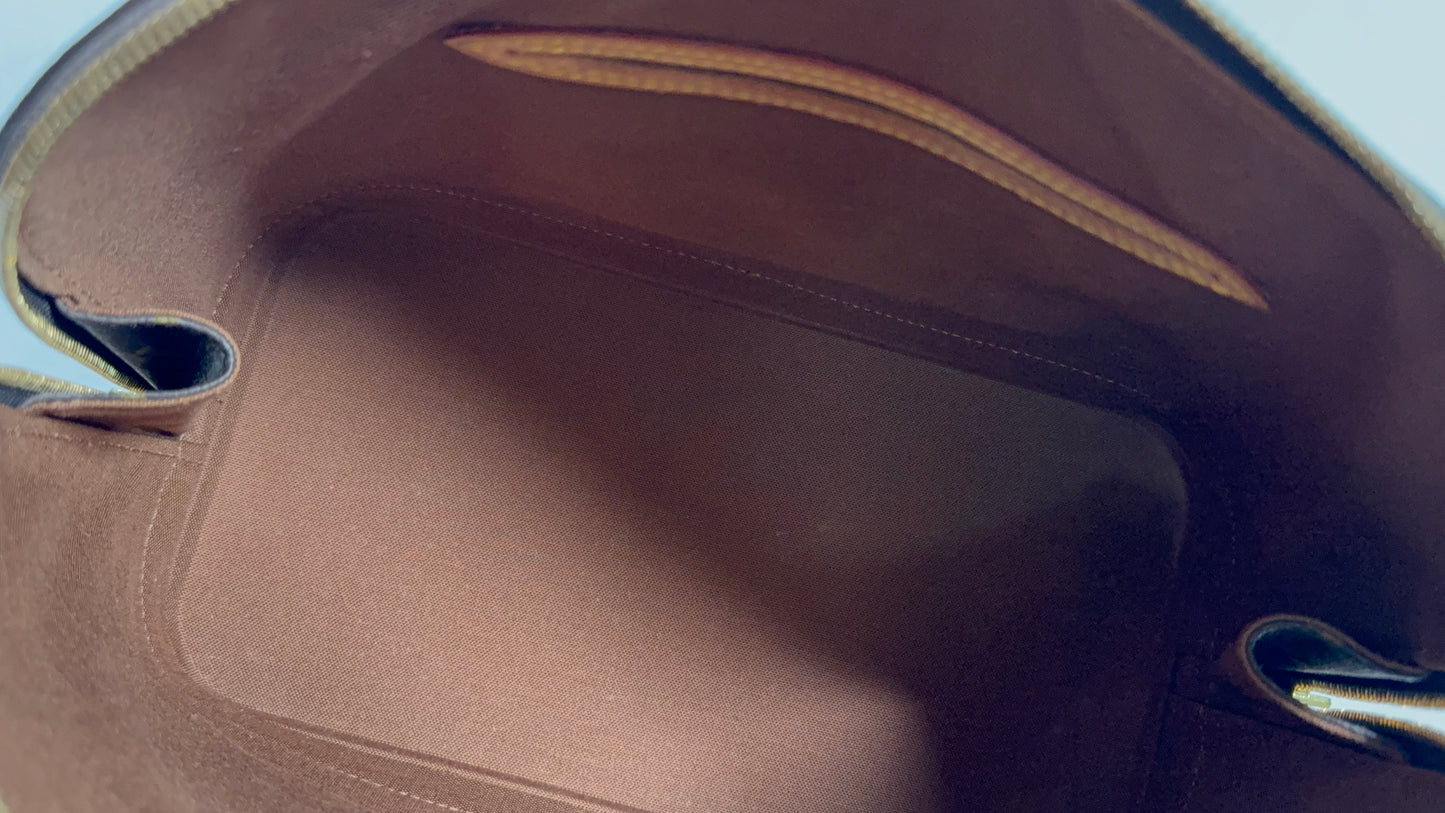 Louis Vuitton Alma Hand Bag PM Brown Monogram Canvas