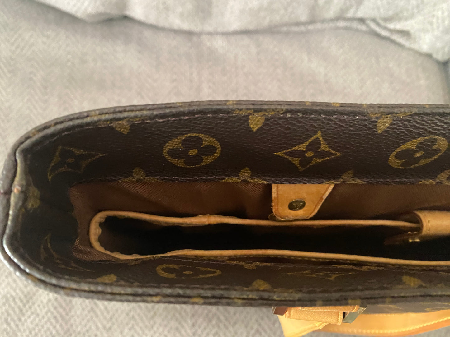 Louis Vuitton Vavin Shoulder Bag GM Brown Canvas