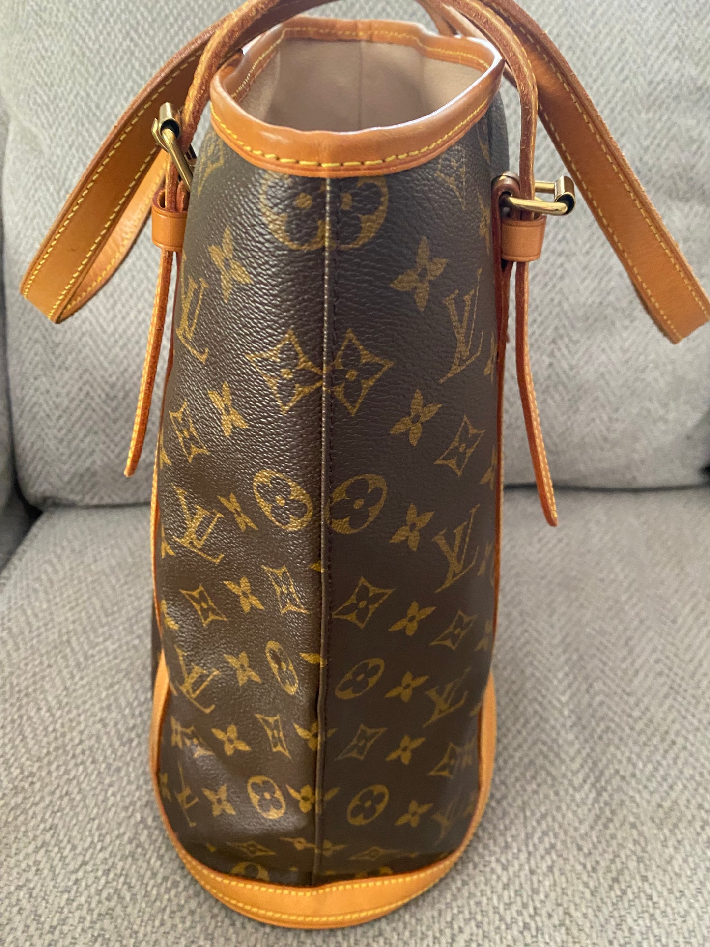 Louis Vuitton LV Tote Bucket bag GM Brown Monogram