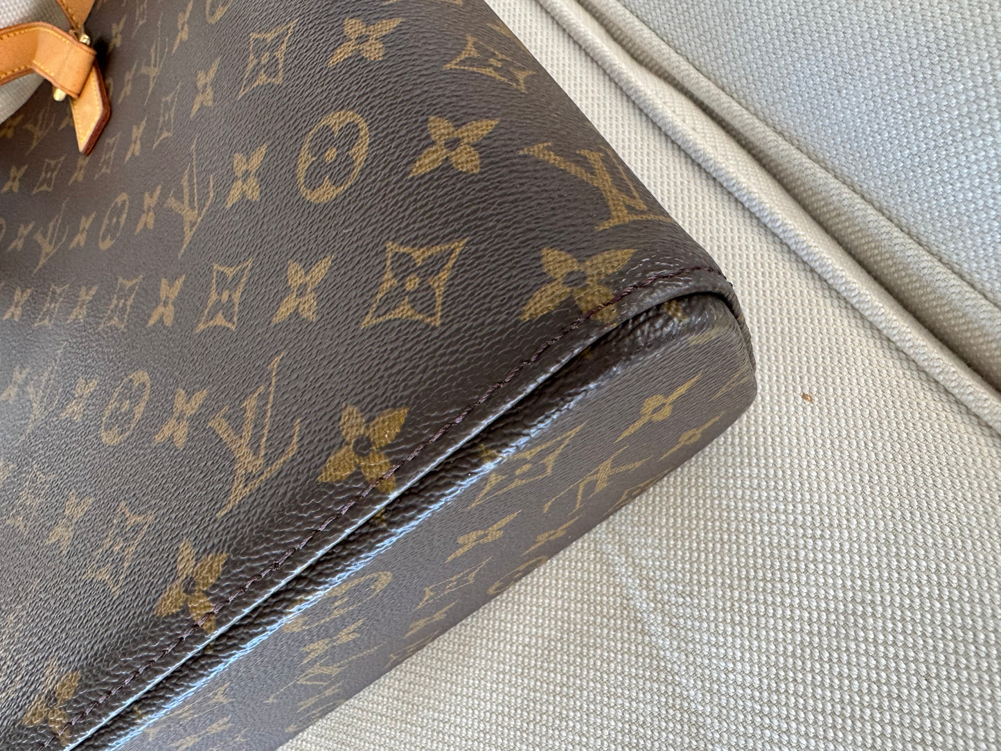 Louis Vuitton Luco Tote Brown Leather