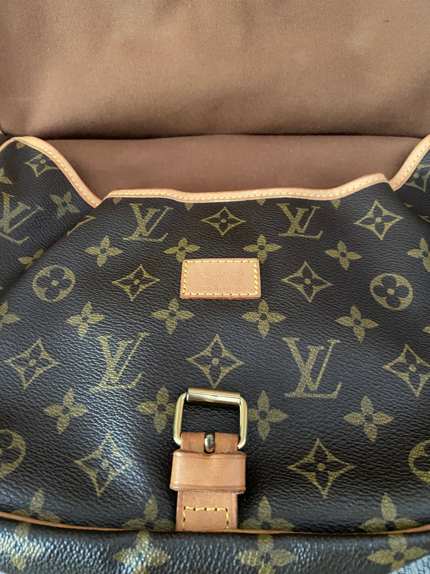 Louis Vuitton Saumur Shoulder Bag 30 Brown Monogram Canvas