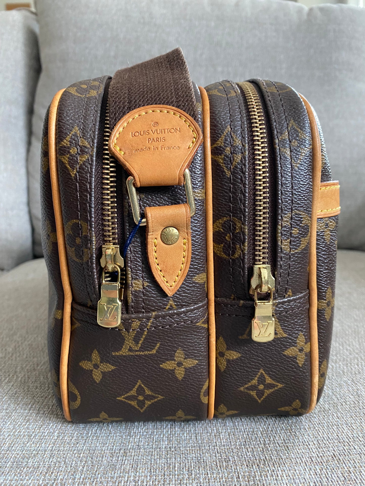 Louis Vuitton Reporter PM Crossbody Messenger Bag Brown Monogram