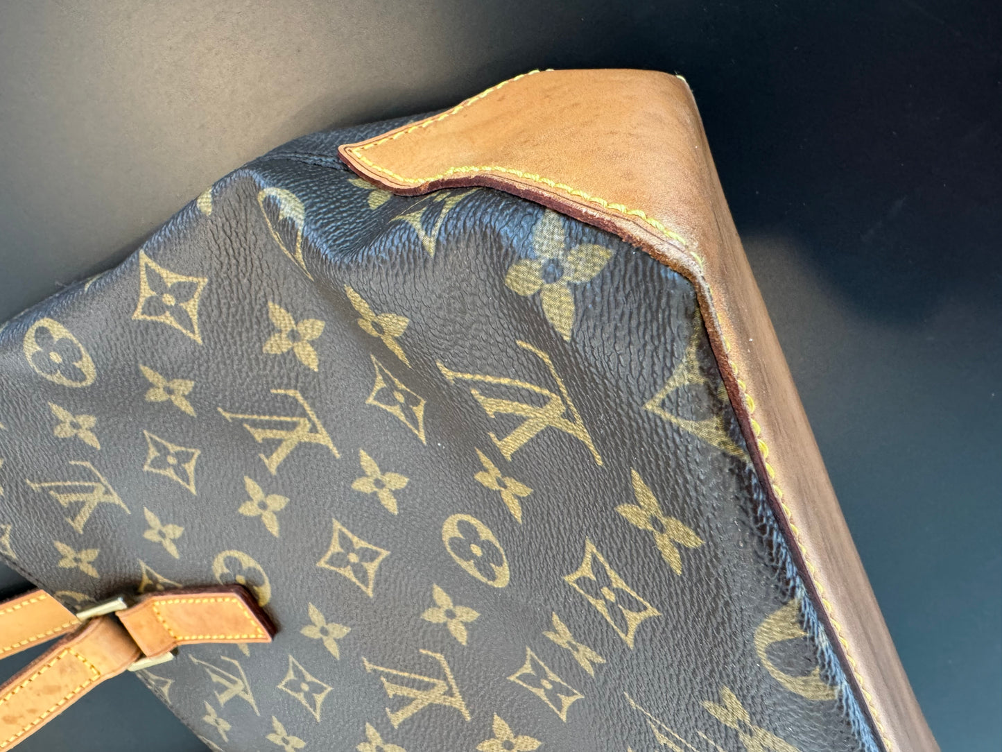 Louis Vuitton Cabas Piano Tote Brown Monogram Canvas
