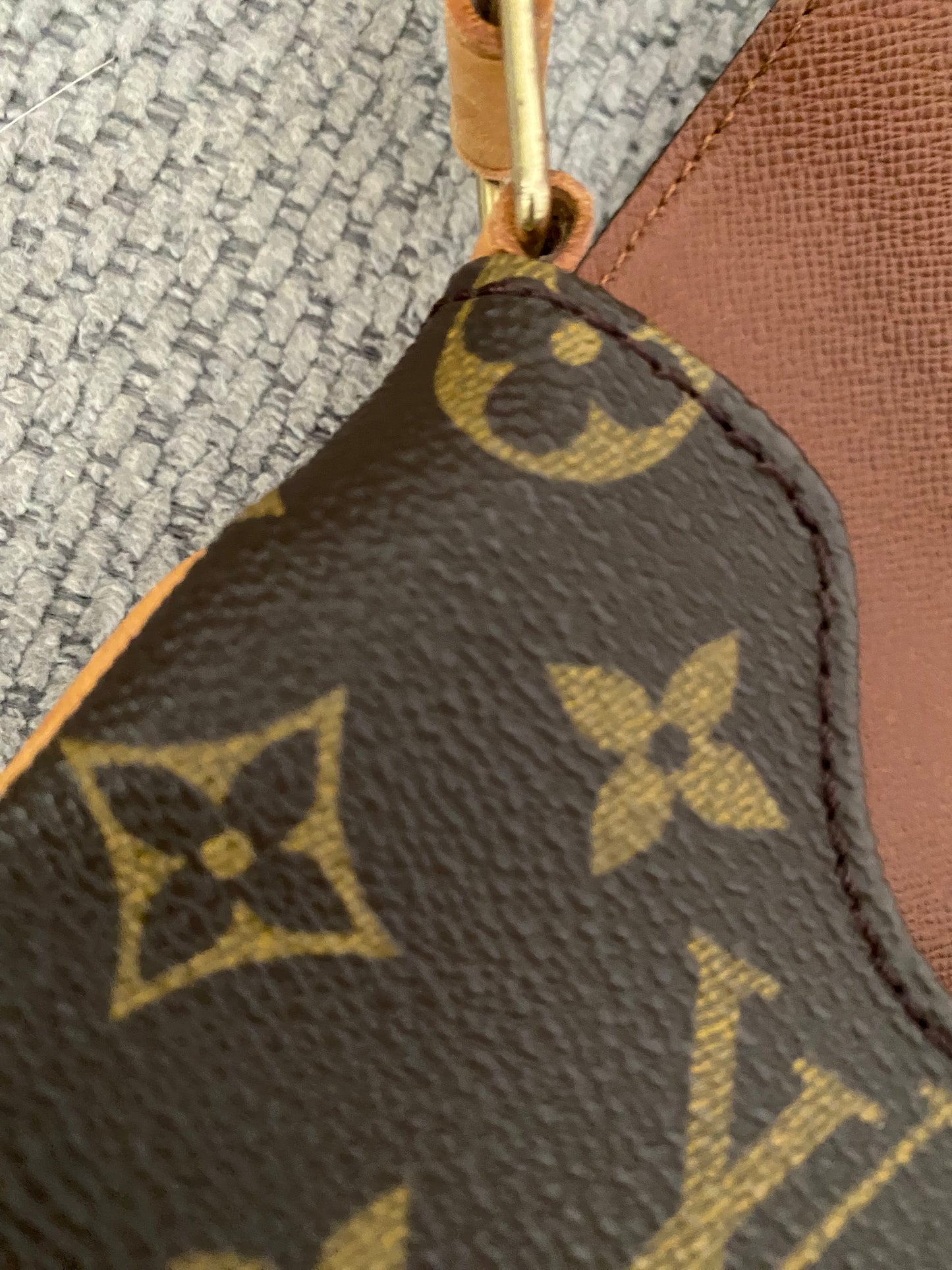 Louis Vuitton Musette Tango Short Brown Monogram Canvas