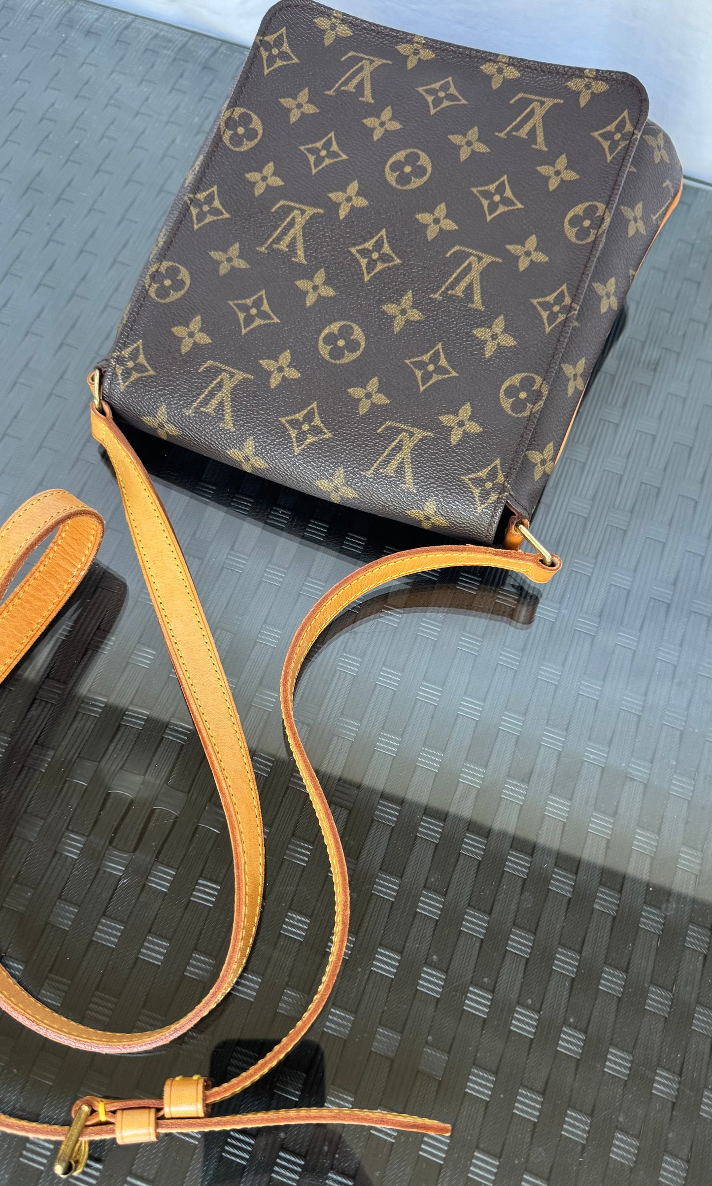 Louis Vuitton Musette Salsa Long Strap Crossbody Brown Monogram Canvas