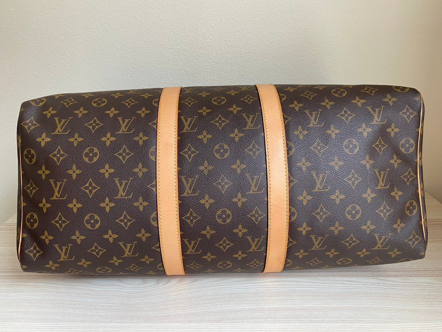 LOUIS VUITTON LV Keepall 50 Brown Monogram Duffle Travel Bag
