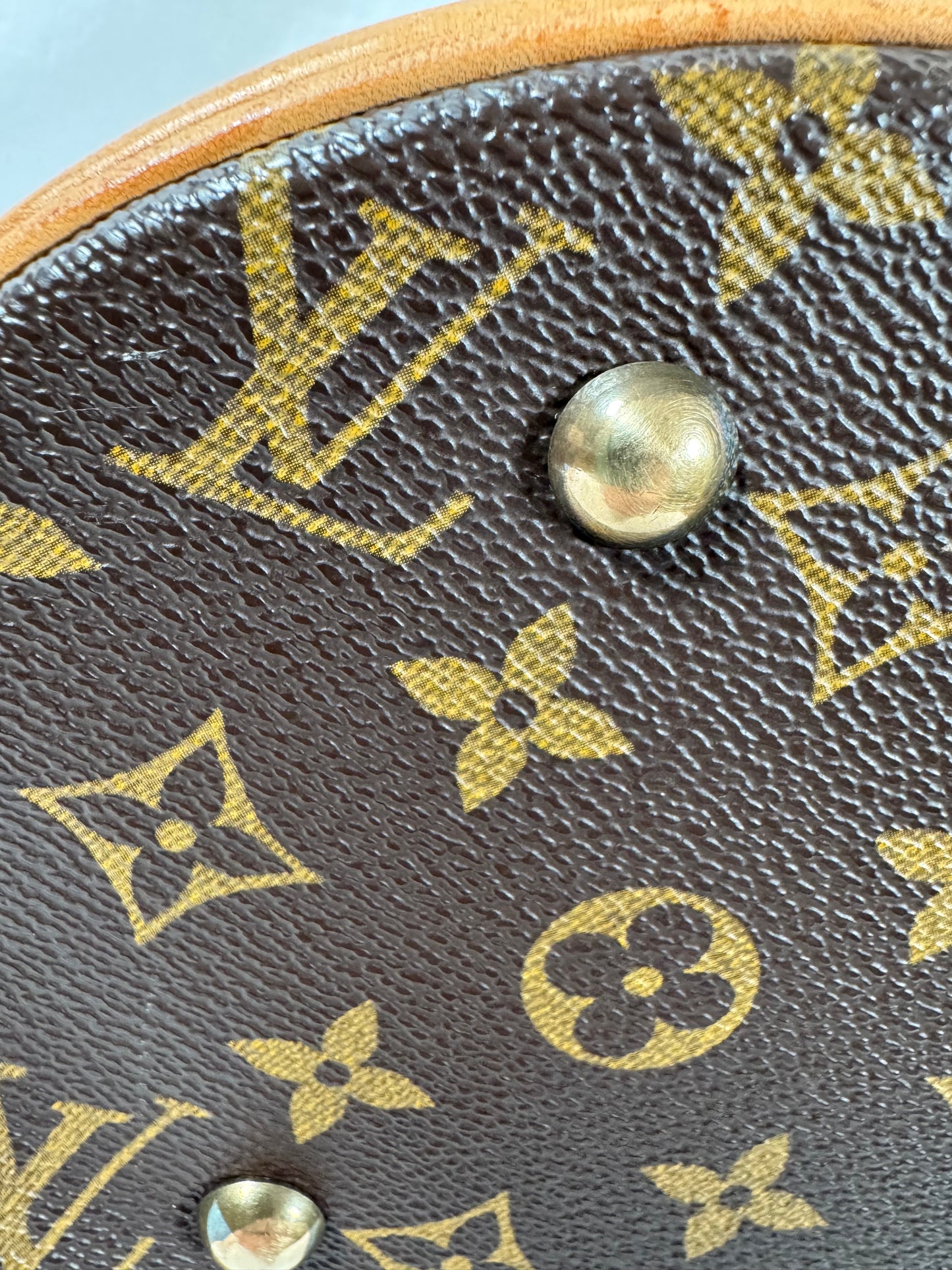 Louis Vuitton LV Monogram Canvas Bucket PM Handbag Tote Bag Purse - VERY GOOD