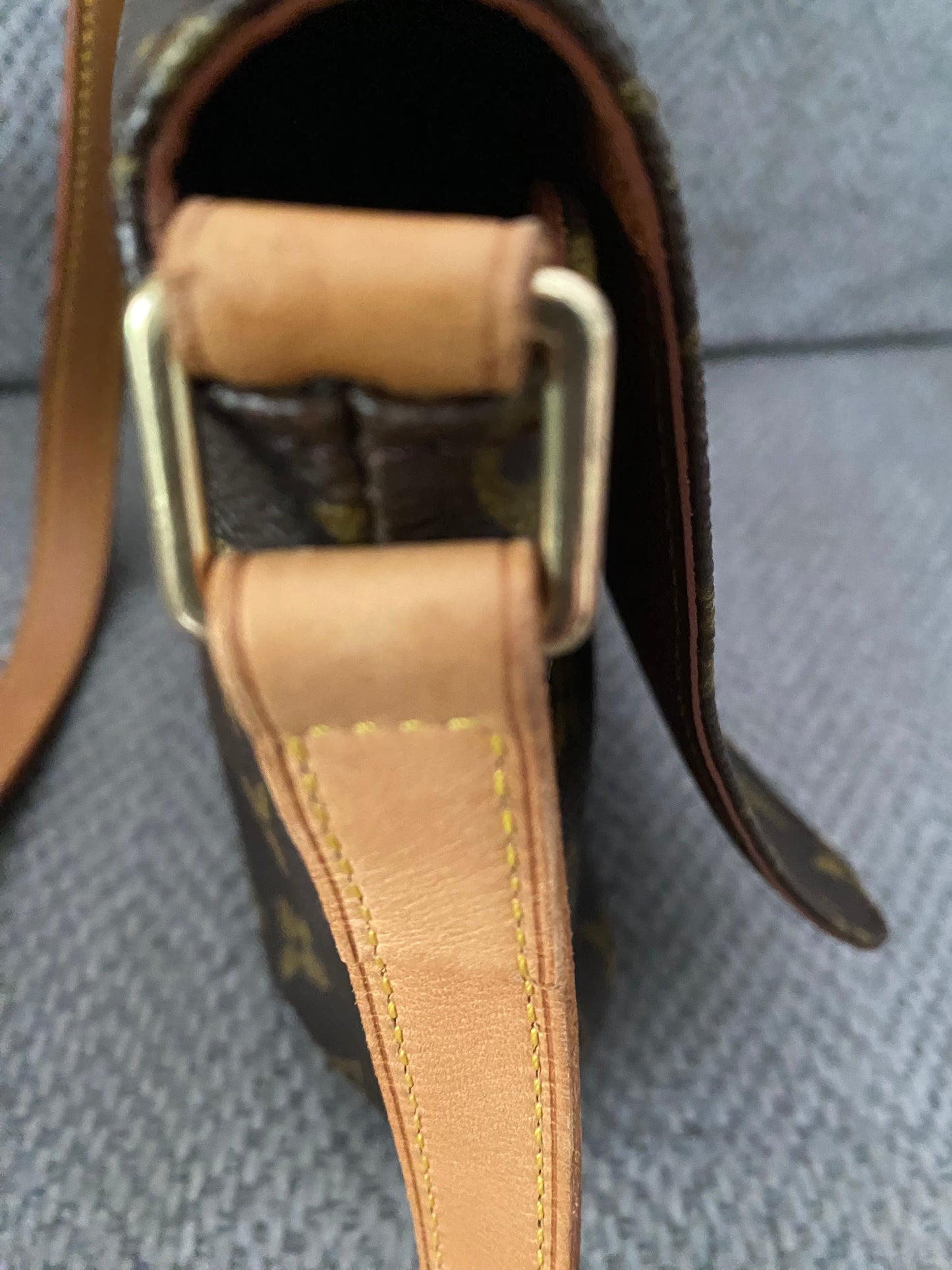 Louis Vuitton Musette Tango Short Brown Monogram Canvas