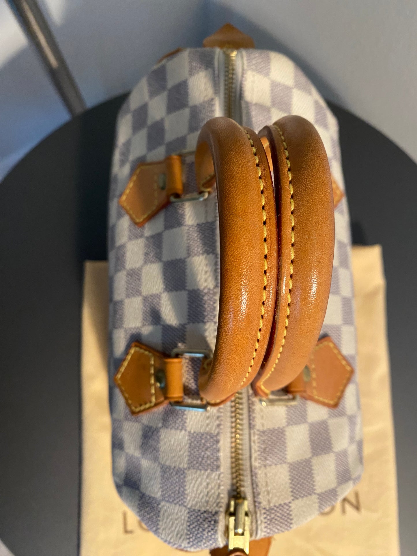 Louis Vuitton Speedy 25 Azur Duffle Mini Handbag