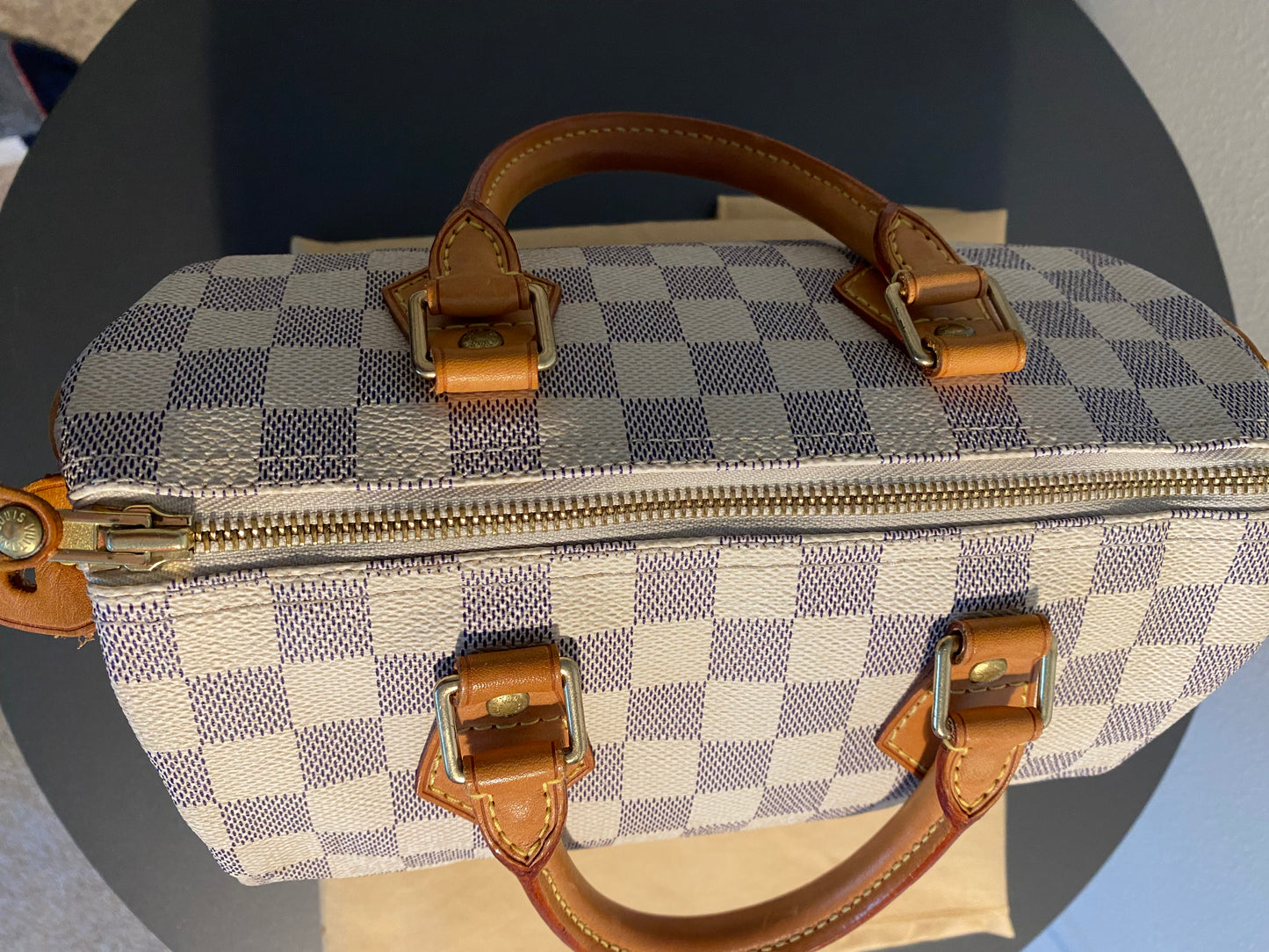 Louis Vuitton Speedy 25 Azur Duffle Mini Handbag