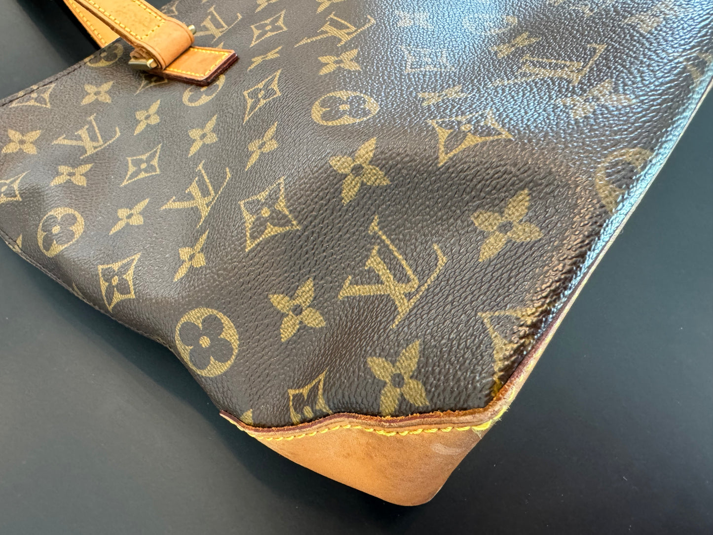 Louis Vuitton Cabas Piano Tote Brown Monogram Canvas