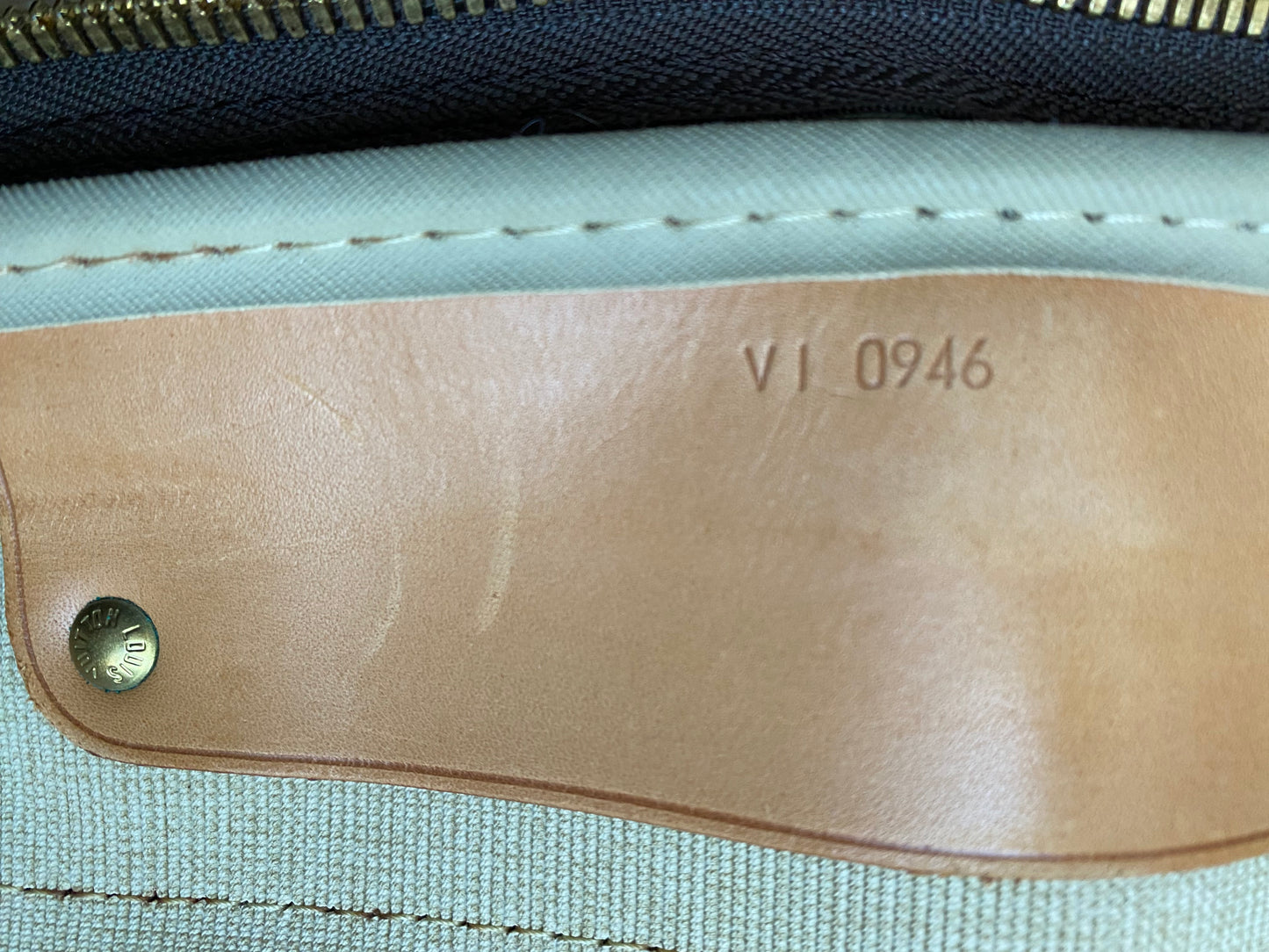 Louis Vuitton Alize 3 Poches Luggage Bag 55 Large Brown Canvas