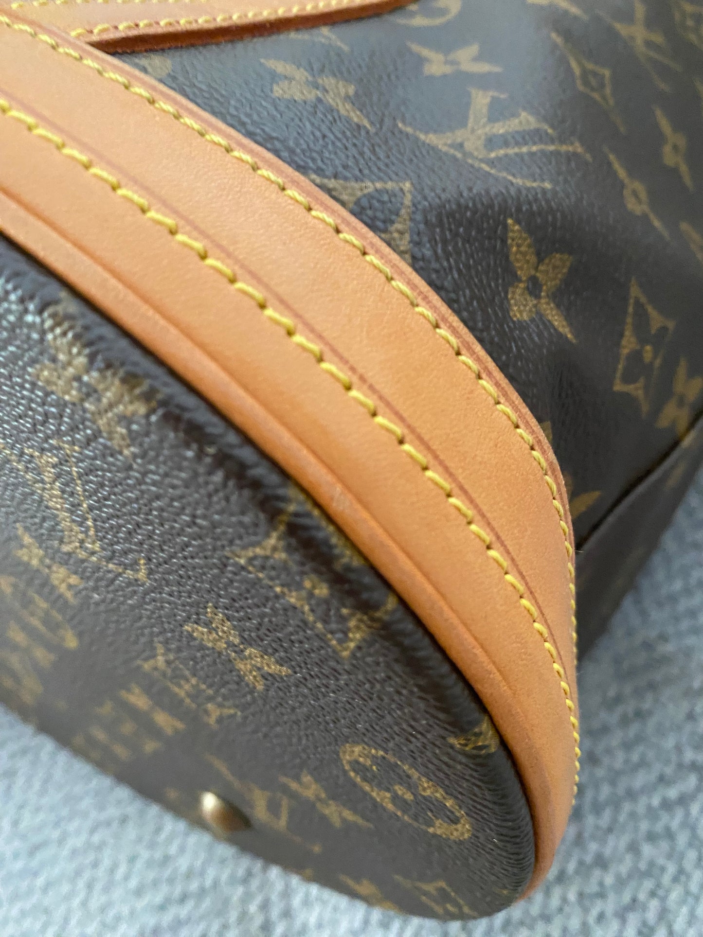 Louis Vuitton LV Tote Bucket bag GM Brown Monogram