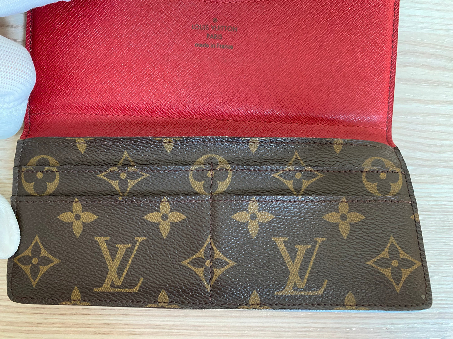 Louis Vuitton Josephine Wallet with Pouch Brown Monogram